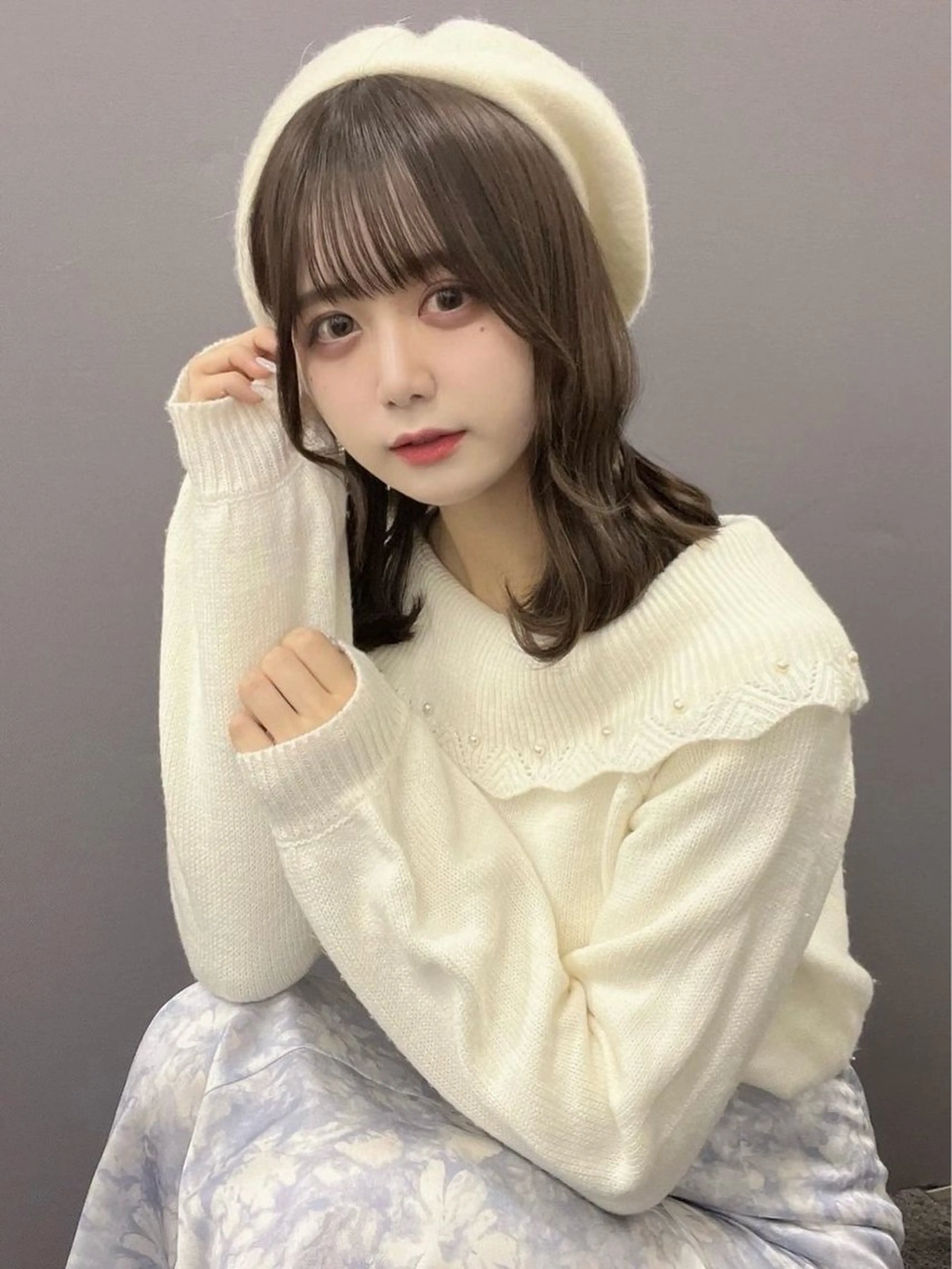 【🩵ミニモだけの価格🩵】🤍ダメージレスに明るく🫧韓国風ブリーチなしダブルカラー+高保湿トリートメント🤍の写真