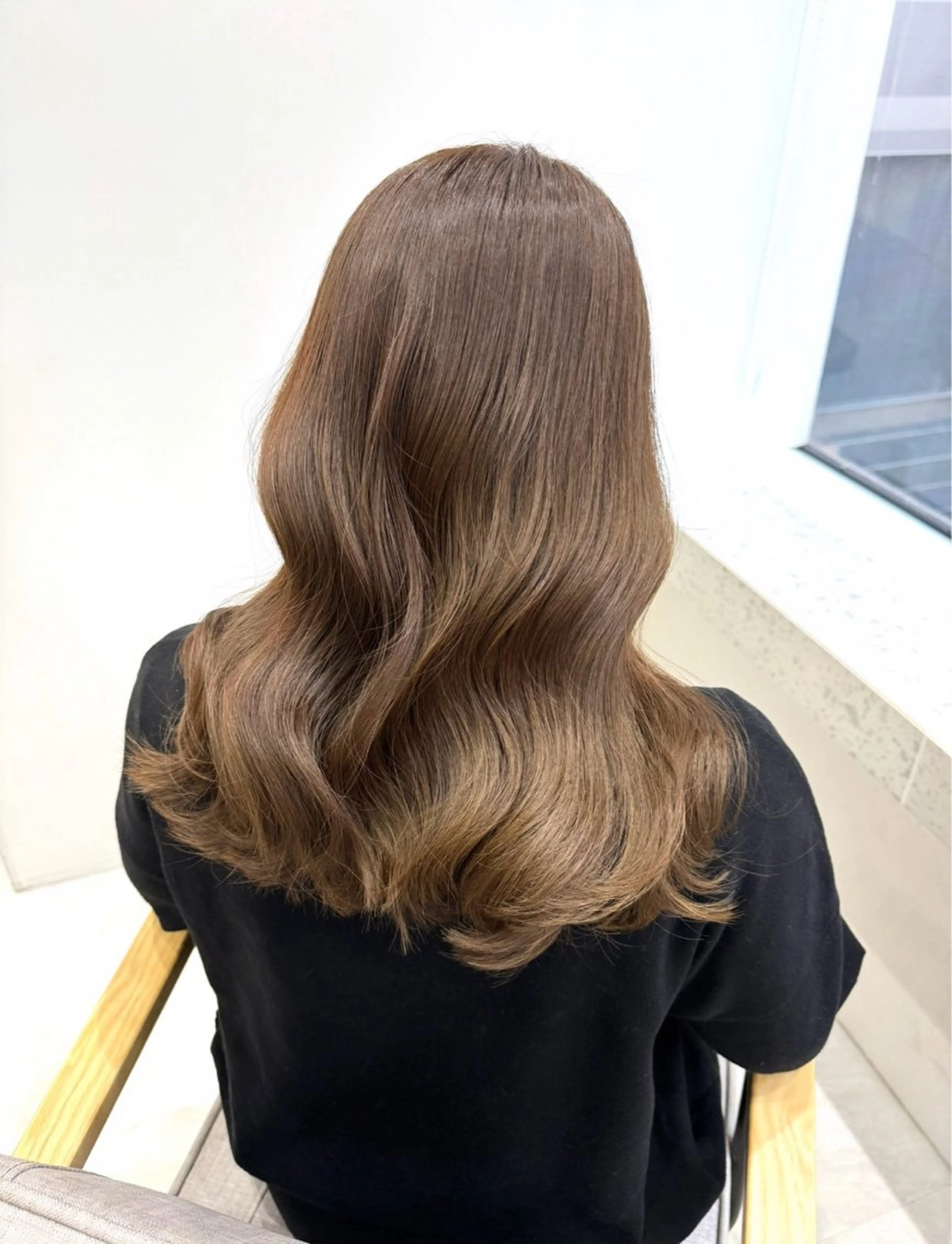 ミディアム カラー ヘアアレンジ ヘアカラー トリートメント ✨艶髪✨ 吉田誠のヘアスタイル