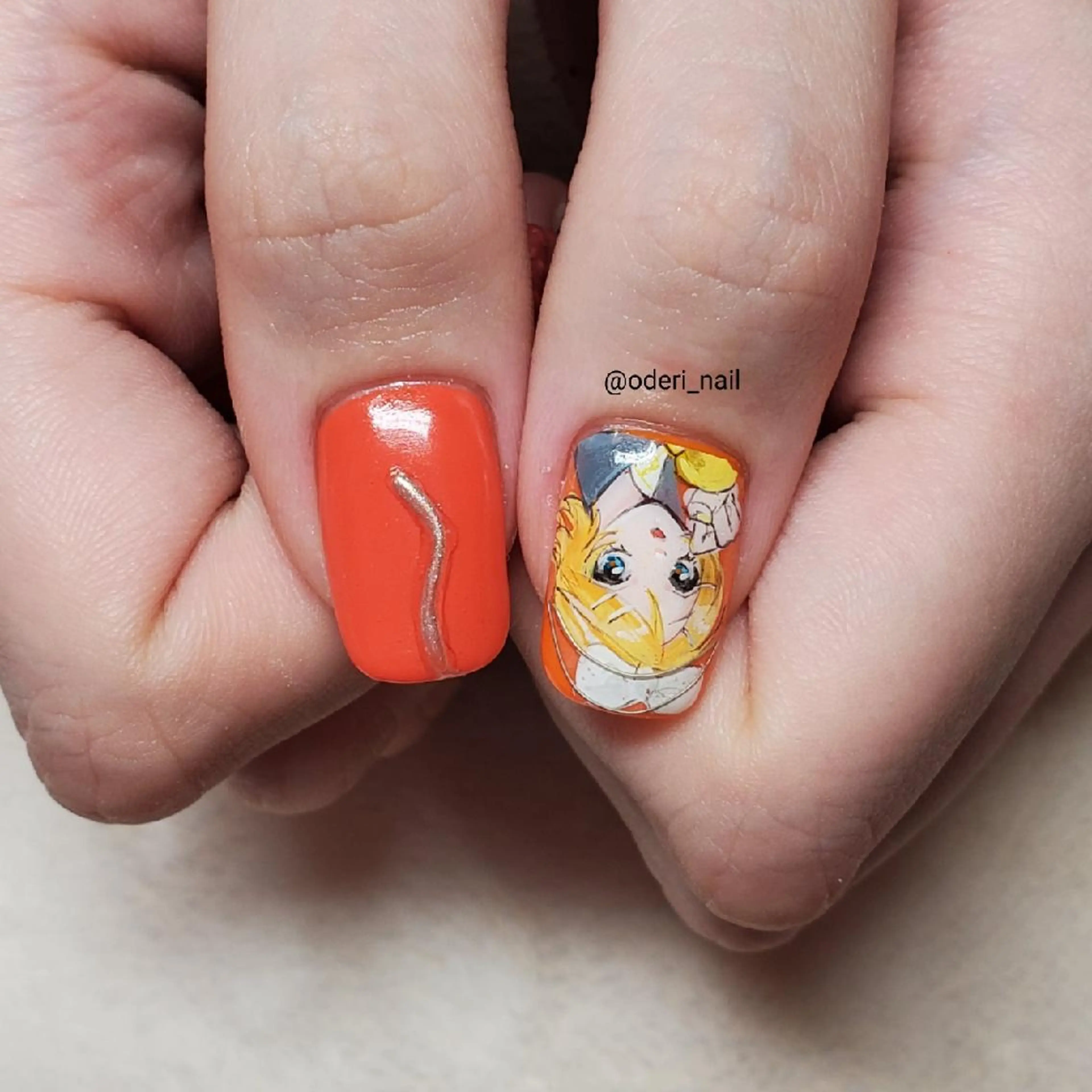 ネイル アートネイル ジェルネイル おで@ oderi_nailのネイルデザイン