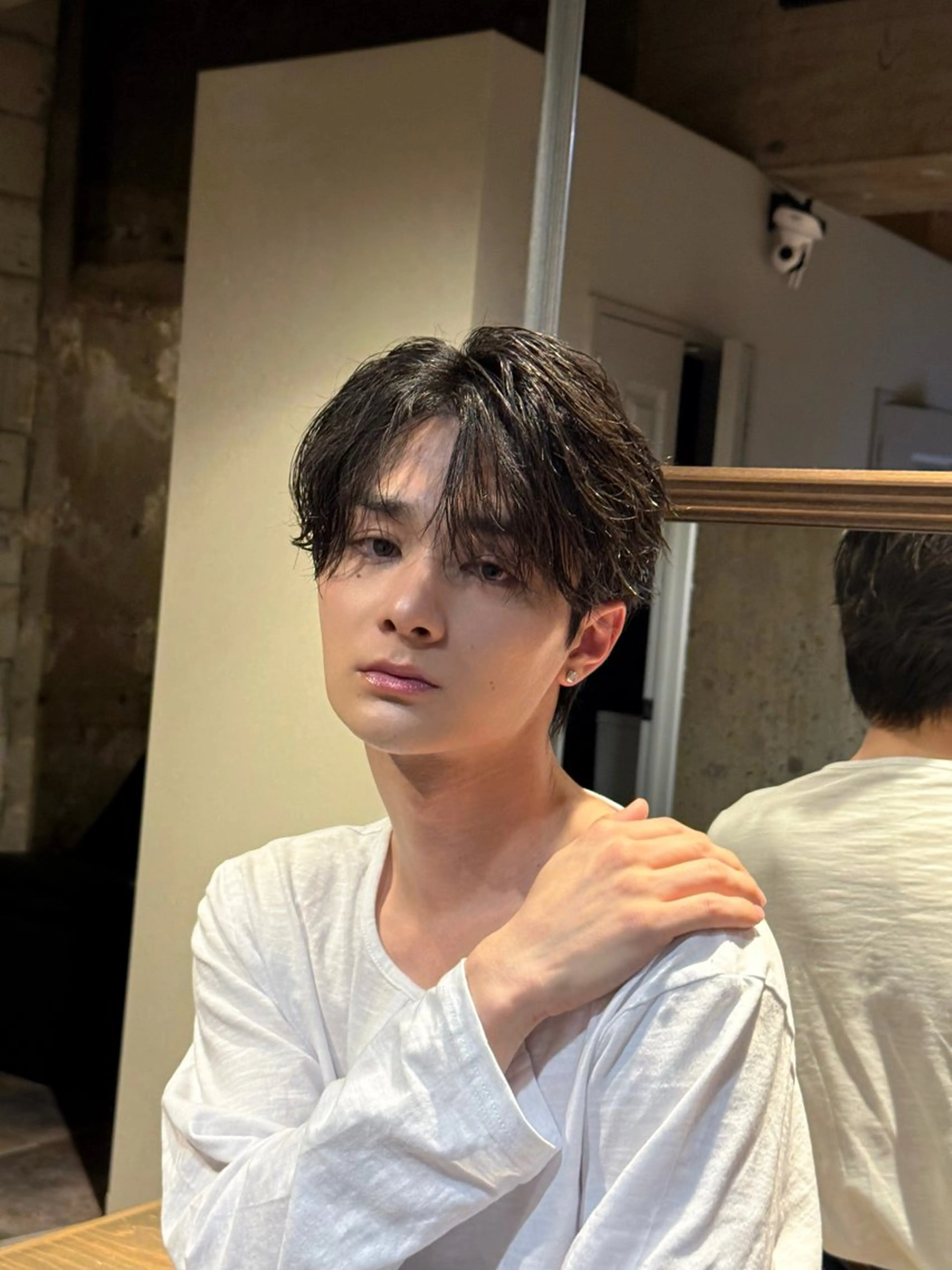 パーマ メンズ フェザーパーマ メンズパーマ カット パーマ 縮毛矯正 メンズ/佐藤 恒輝のヘアスタイル