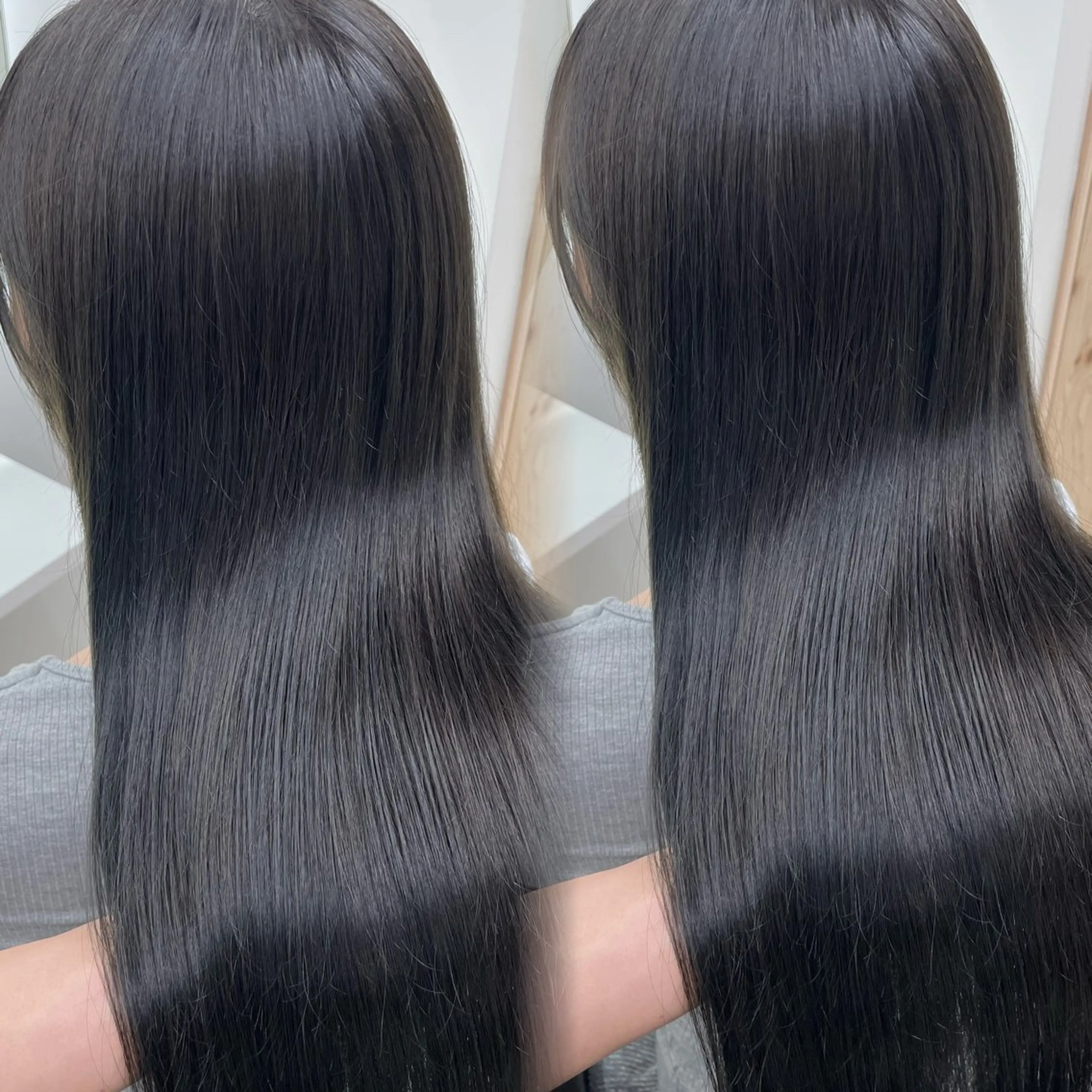 ロング カラー カット ヘアカラー トリートメント 新宿/透明感カラー/ 髪質改善/桜良のヘアスタイル