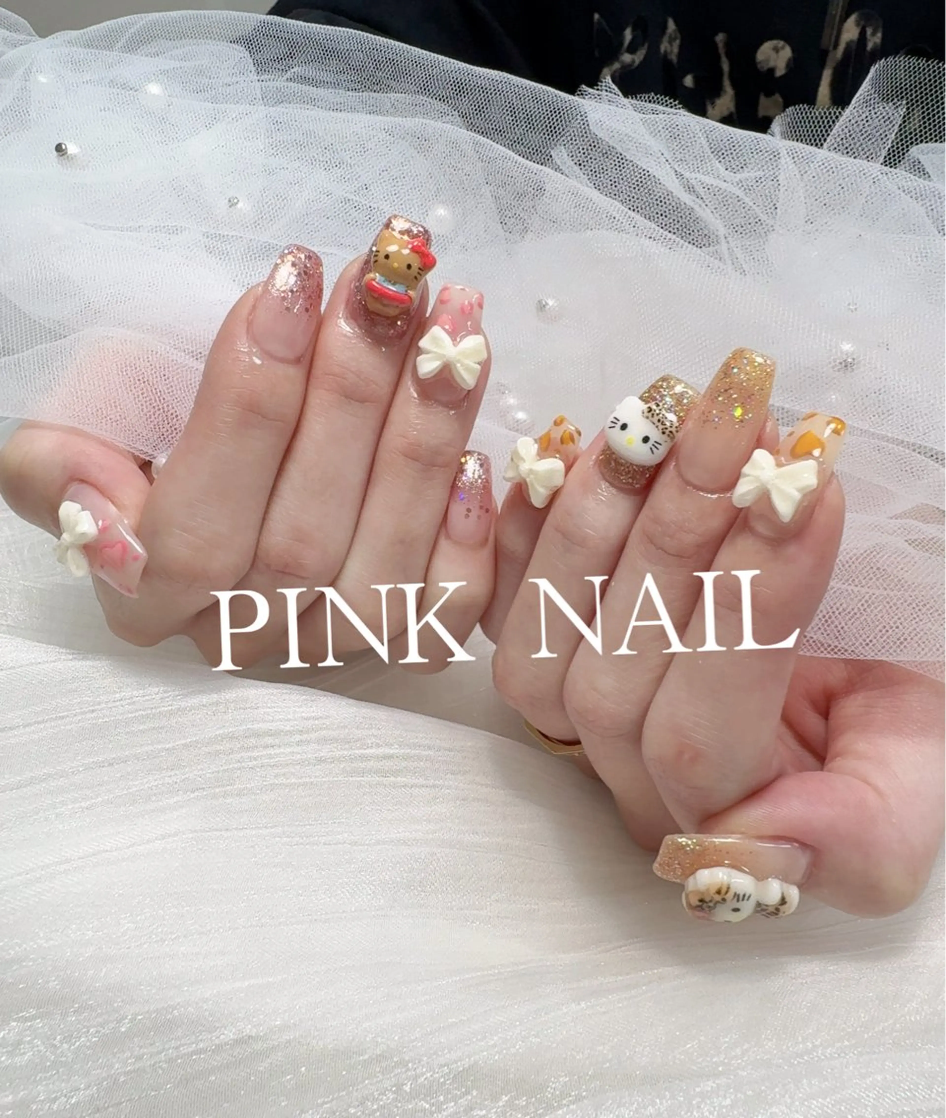 ネイル ハンドネイル pink nailのその他イメージ