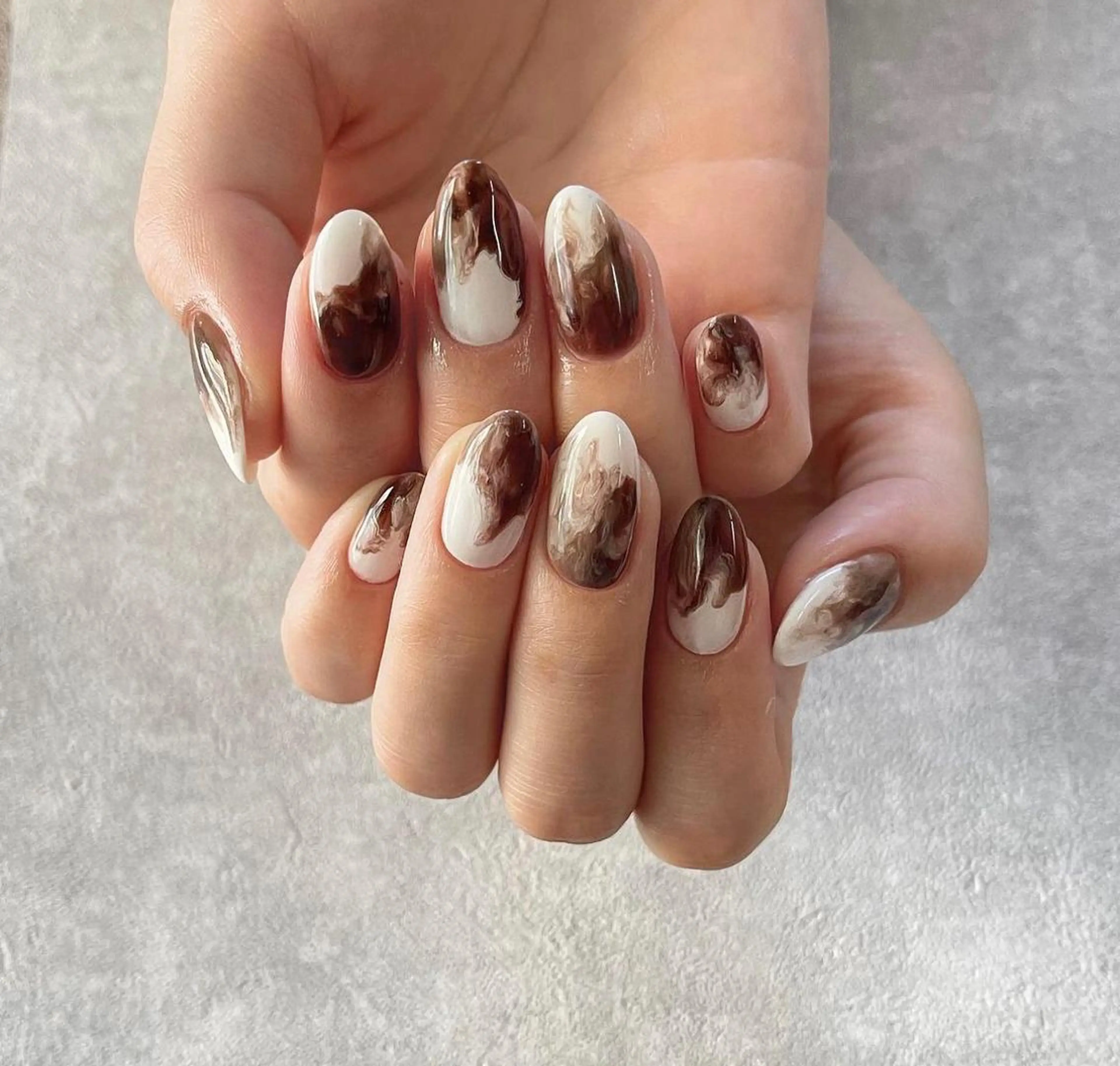 ネイル ハンドネイル 【岐阜💅🏻】 オトナ可愛い🤍🪄のネイルデザイン