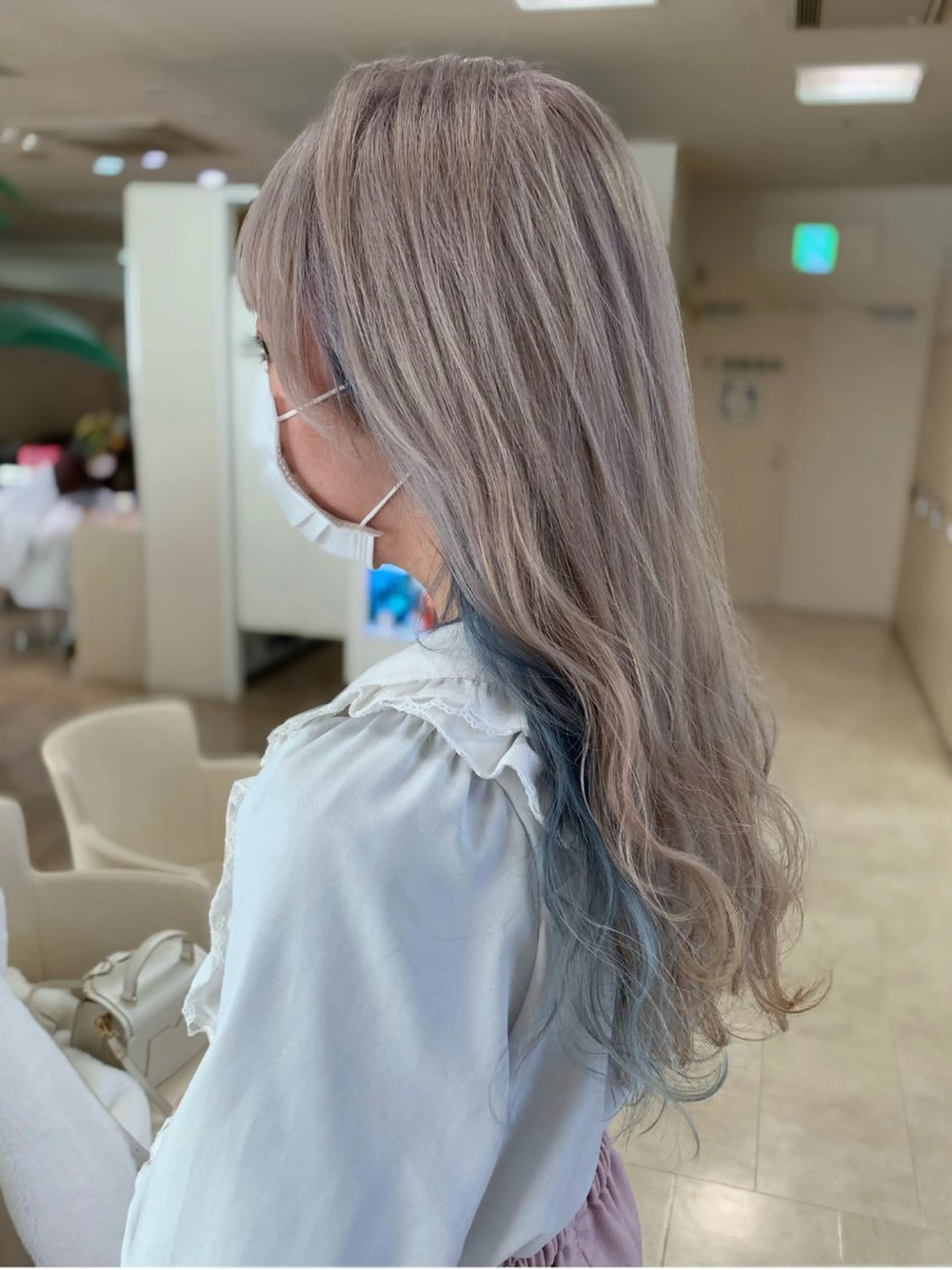 セミロング カラー お悩み解決美容師🦚 片山/銀座/有楽町のヘアスタイル