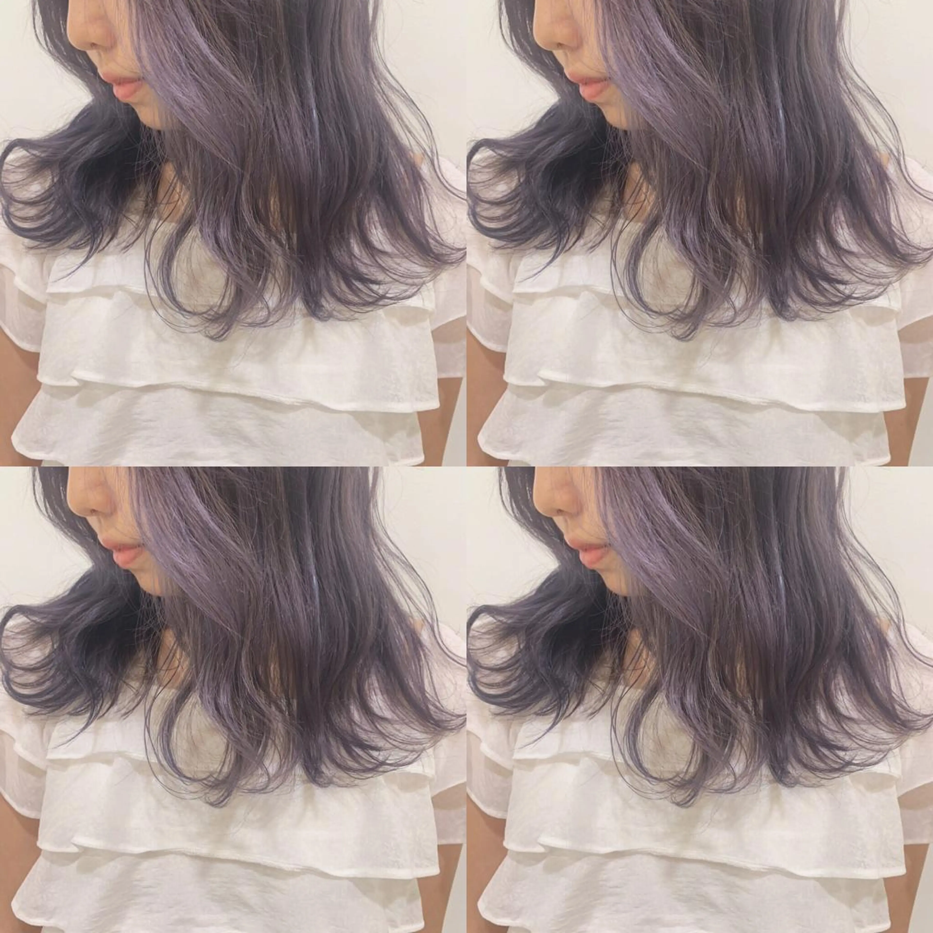 ミディアム カラー ピンクカラー バイオレットカラー Happiness所属・🌻Insta指名 NO.1🌻Shoのヘアスタイル