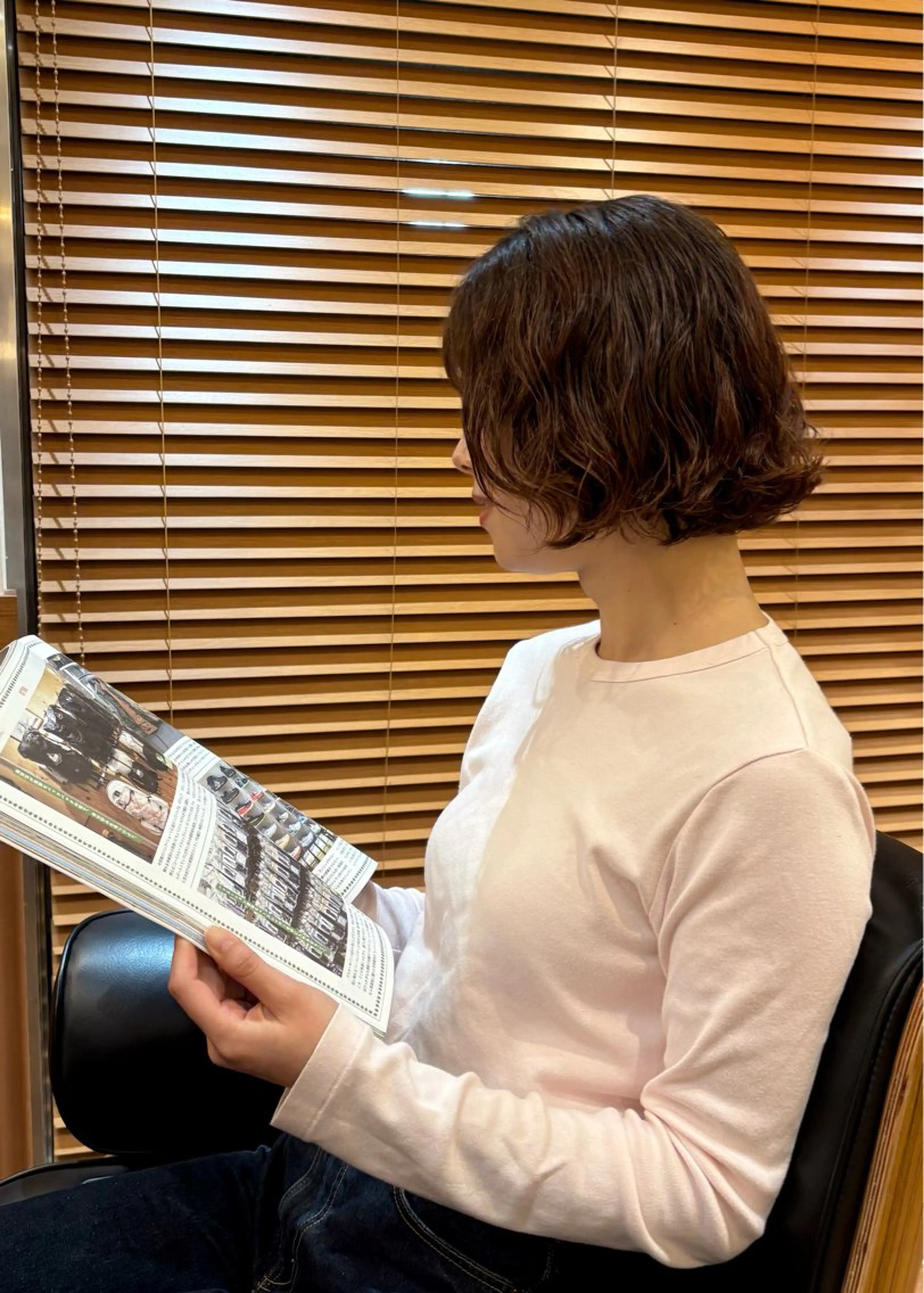 ショート パーマ カット パーマ トリートメント SASAnagano 堀内未梨のヘアスタイル