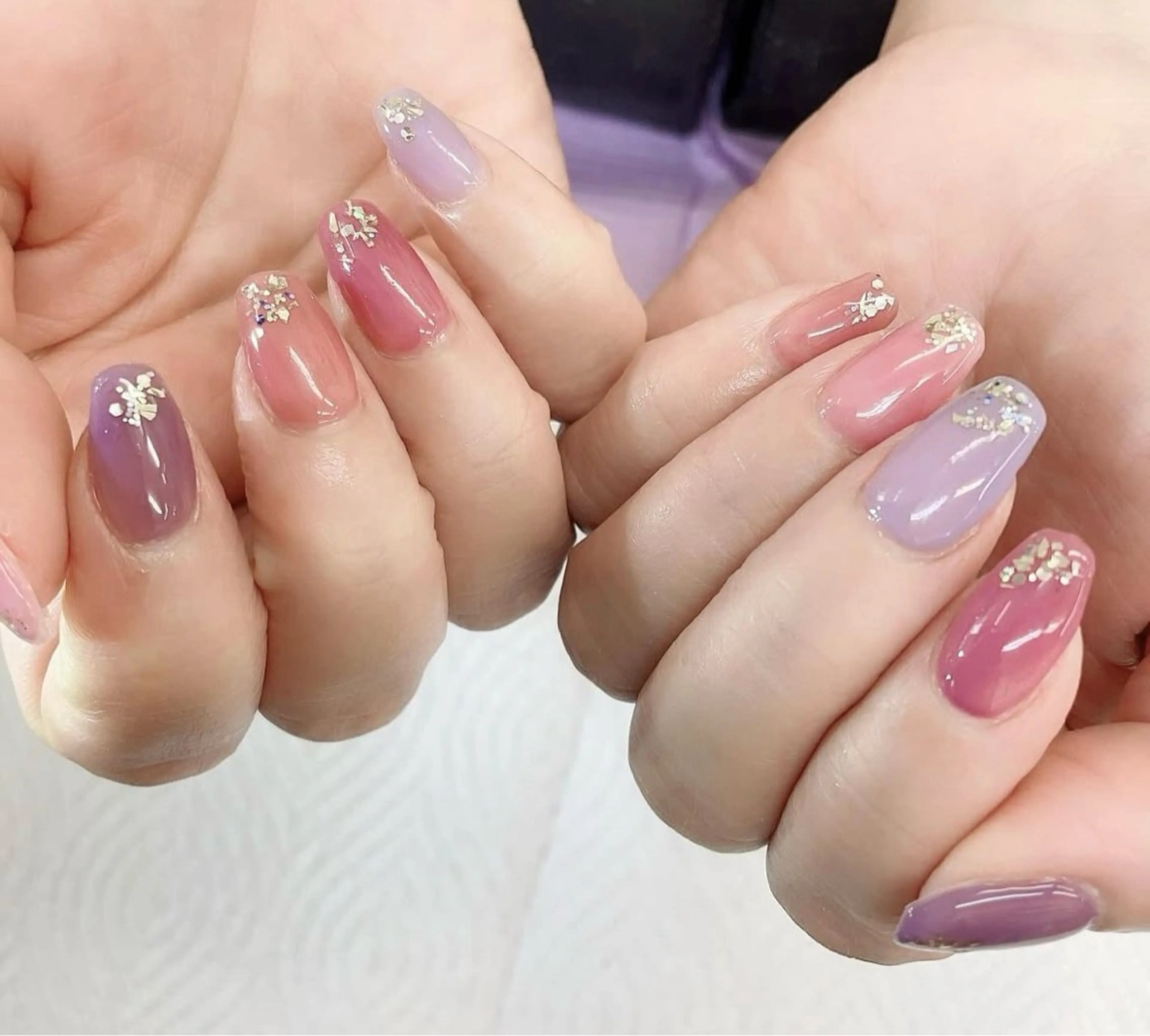 ネイル ラメ(グリッター) ワンカラーネイル ネイルサロンvitality所属・Vitality 北区 黒川、名城公園のネイルデザイン