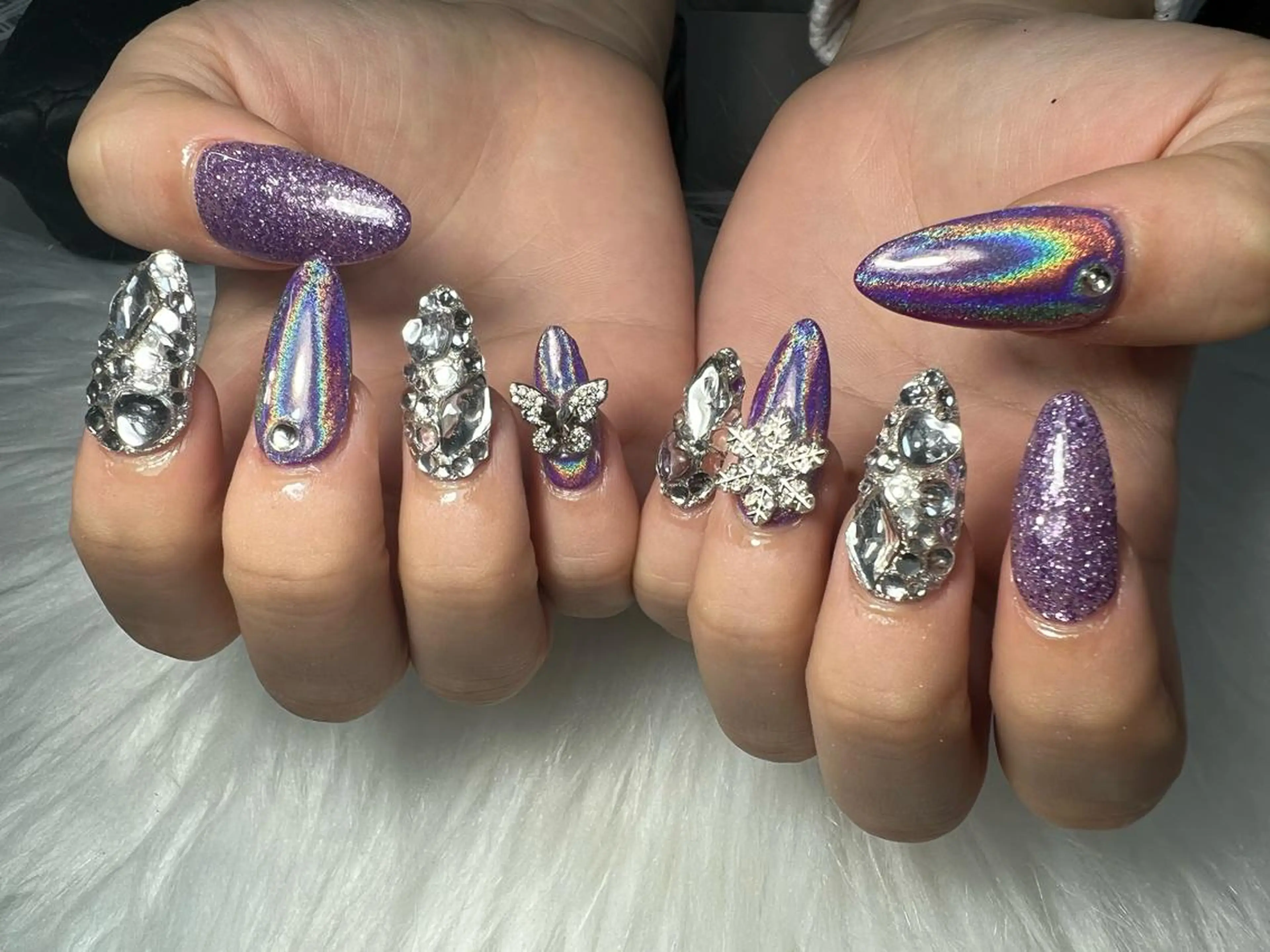 ネイル ハンドネイル Mana‪ ‪·͜· ❤︎‬のネイルデザイン