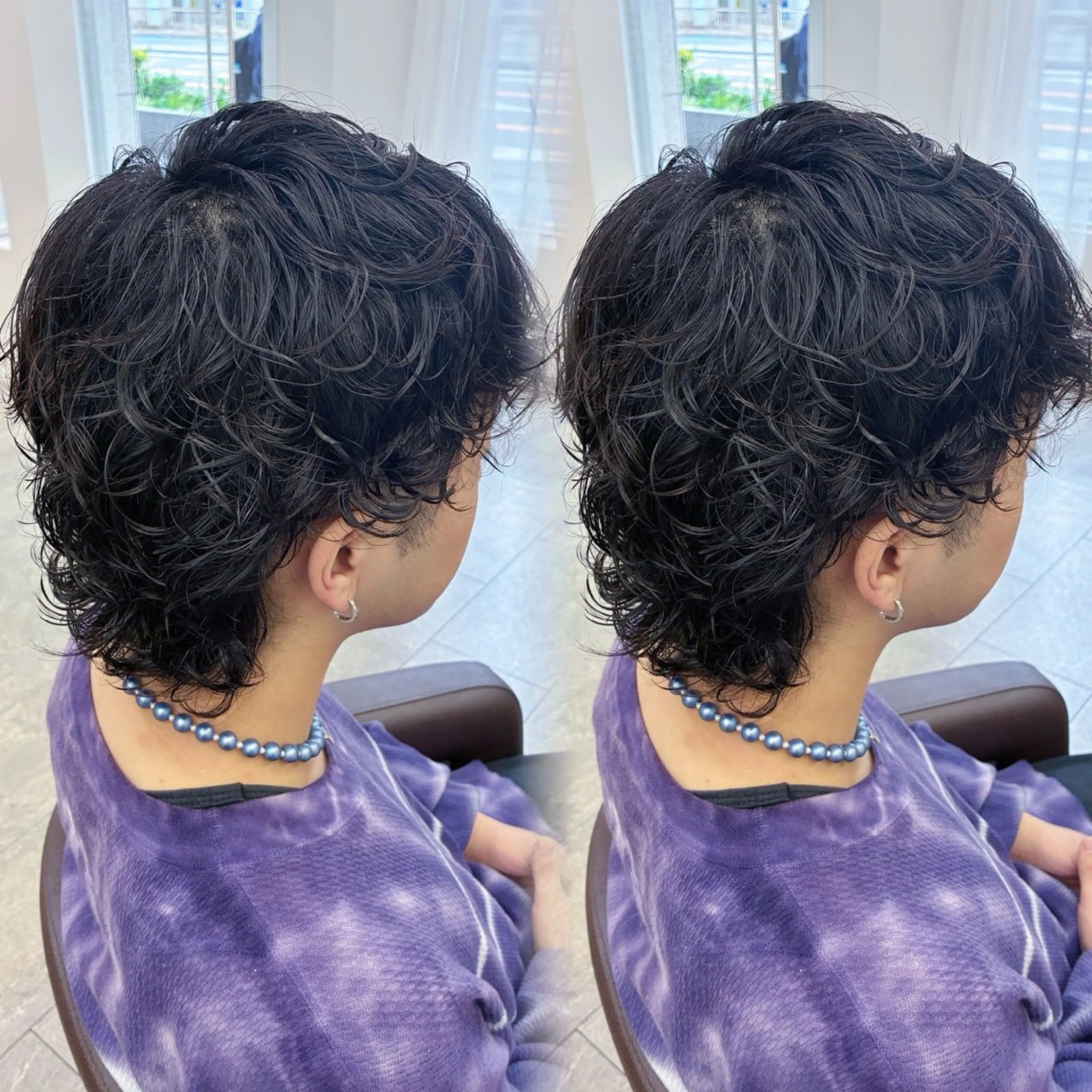 パーマ メンズ カット パーマ 透明感カラー💎✨/ 梅田/KUREAのヘアスタイル