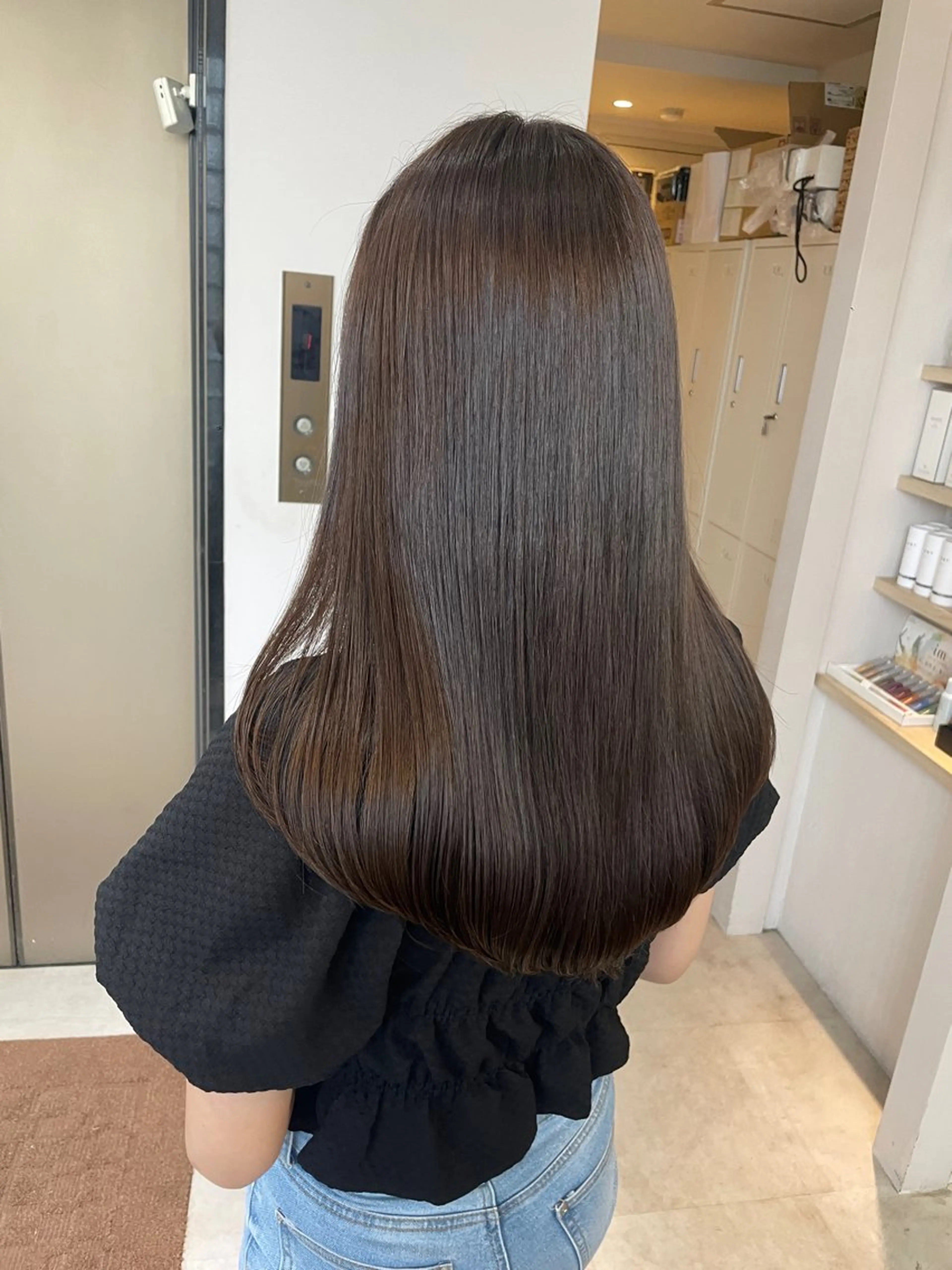 ロング カラー カット ヘアカラー トリートメント HARUKA韓国ヘア /Luana梅田のヘアスタイル