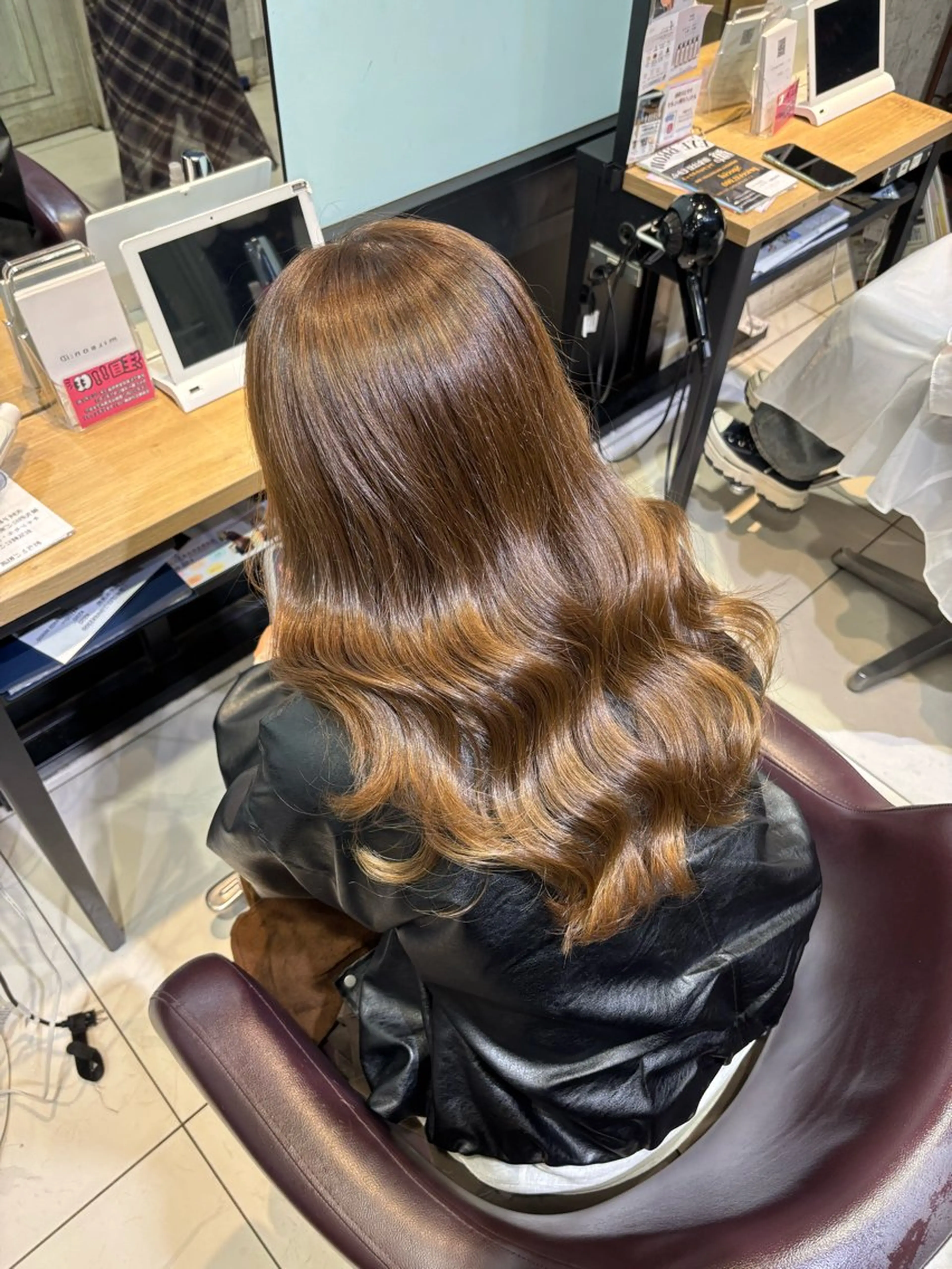 ロング カラー カット ヘアカラー トリートメント 🩵レイヤー✖︎ 髪質改善🩵リョウヤのヘアスタイル