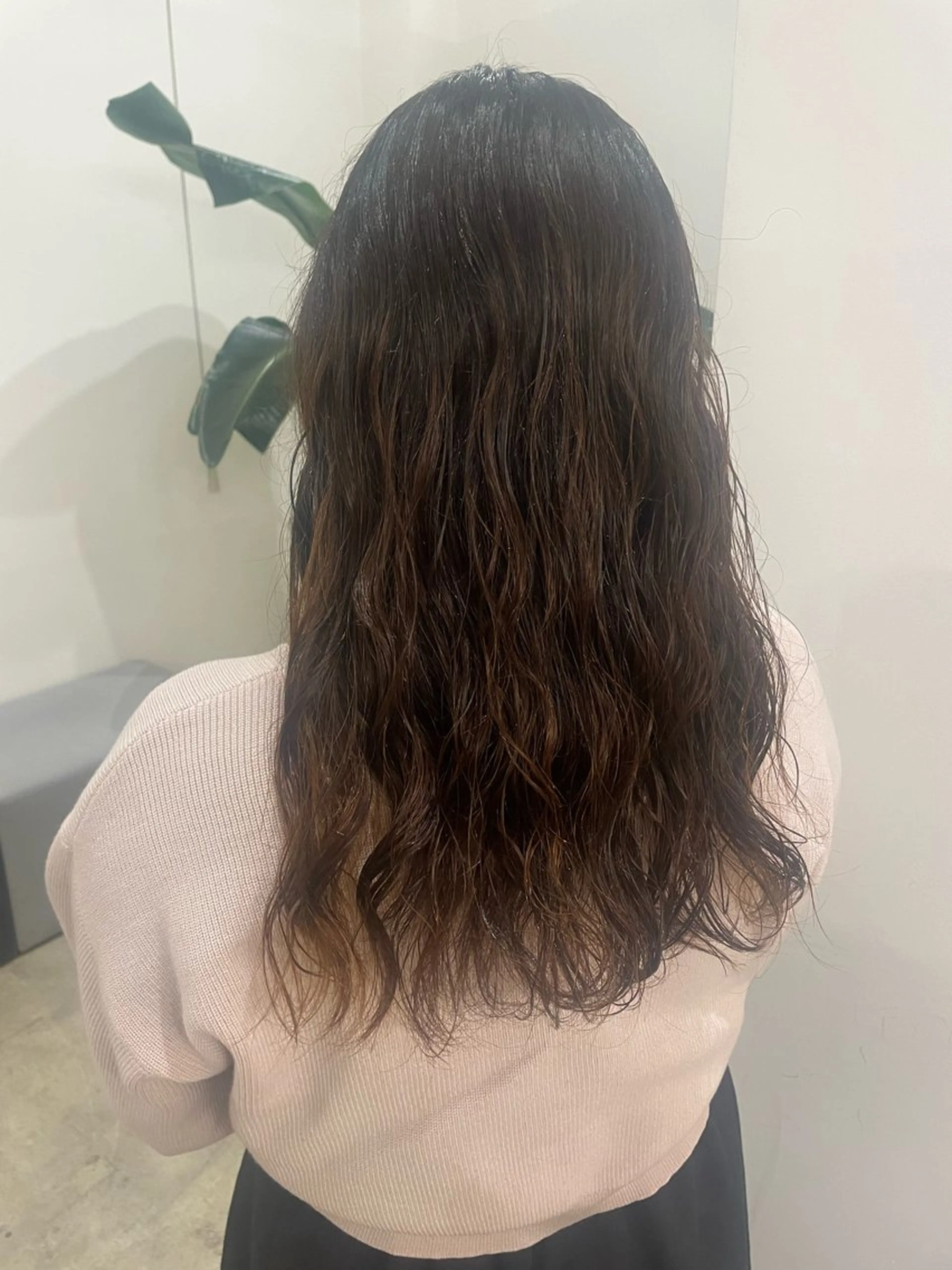 ロング パーマ hairs BEAU 藤田彩夏のヘアスタイル