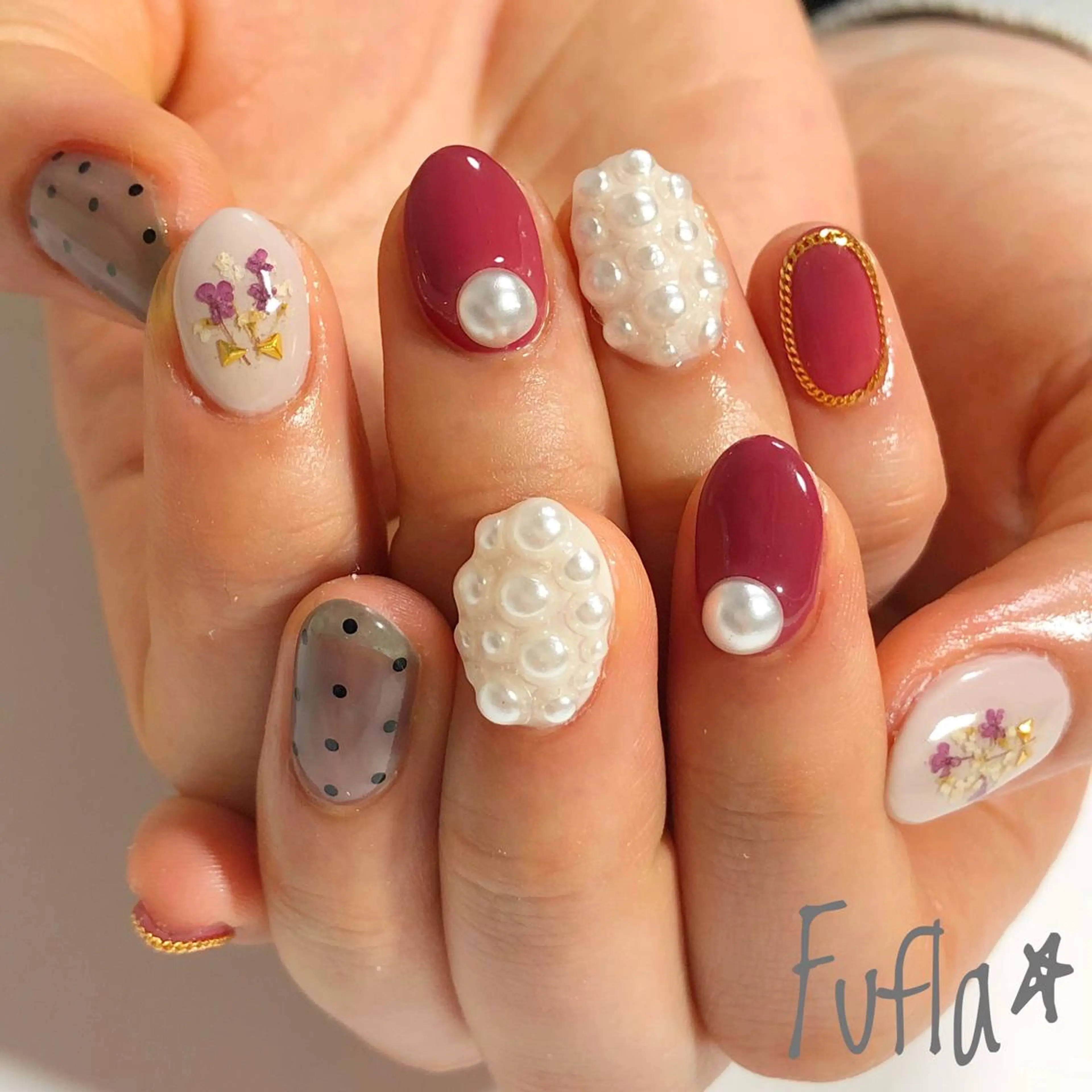 ネイル プライベートサロン Fuflaのネイルデザイン