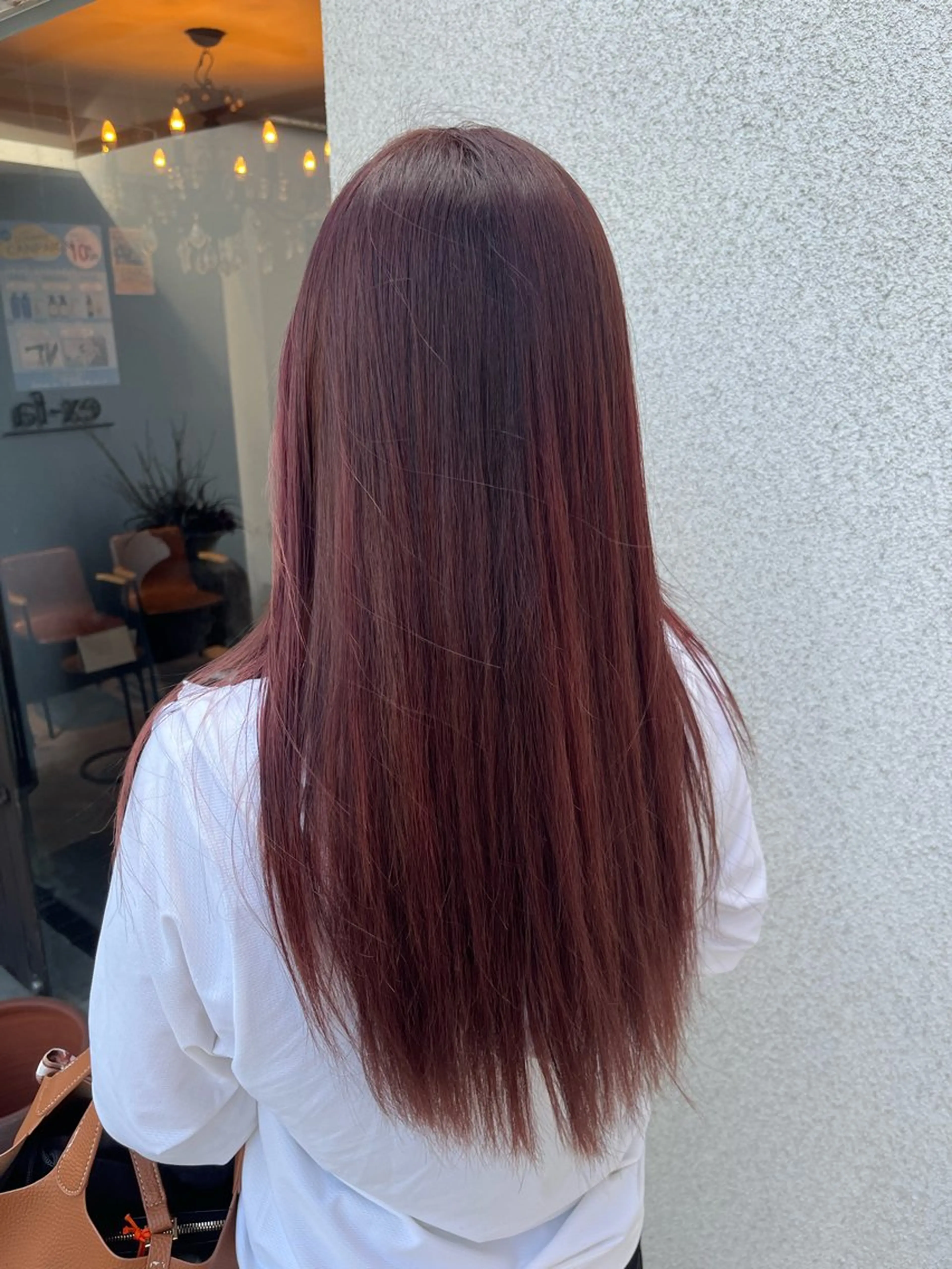 ロング カラー 福田 成美のヘアスタイル