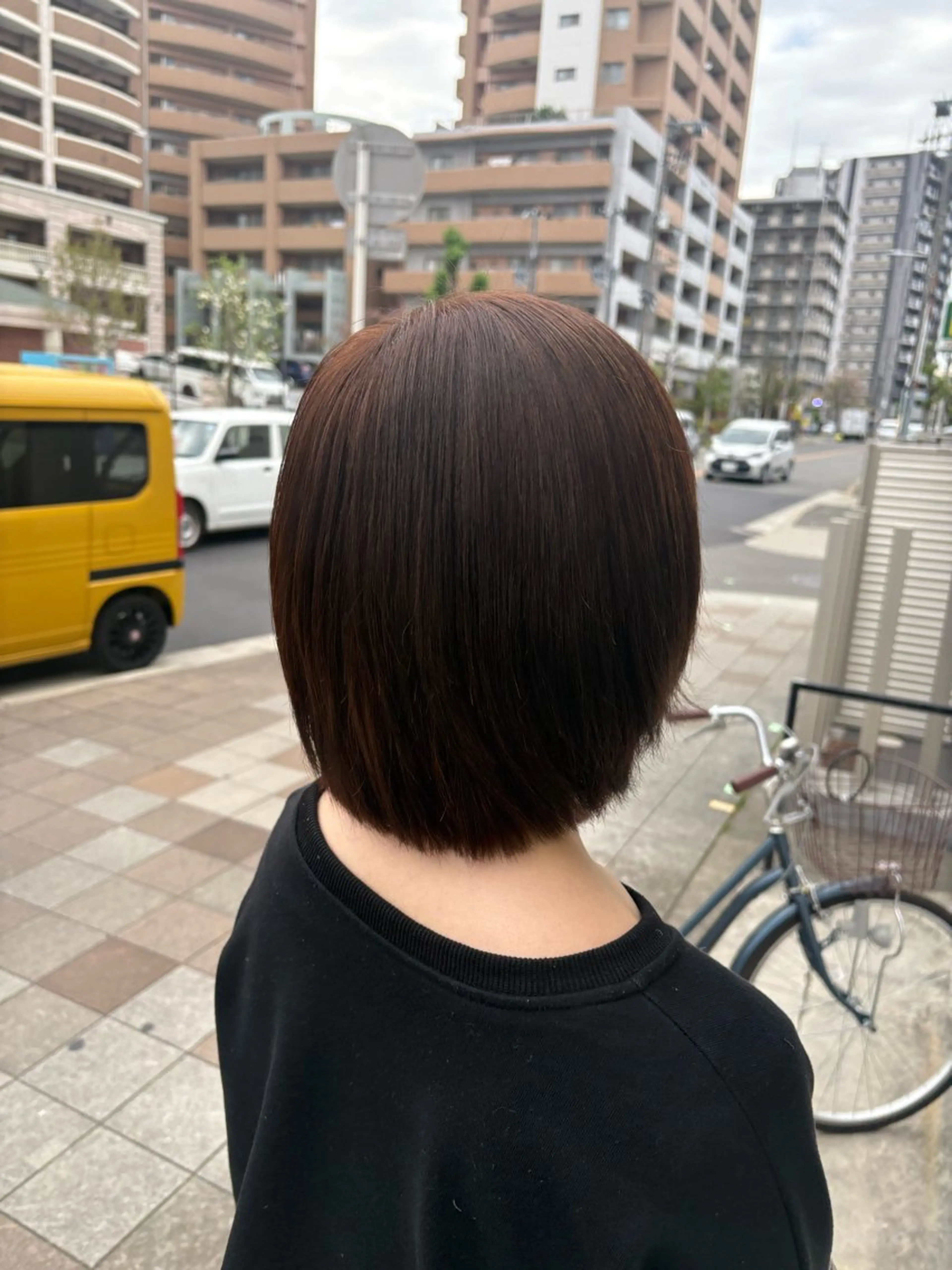 ショート カラー カット ヘアカラー Lolonois 三国所属・松木 一華のヘアスタイル