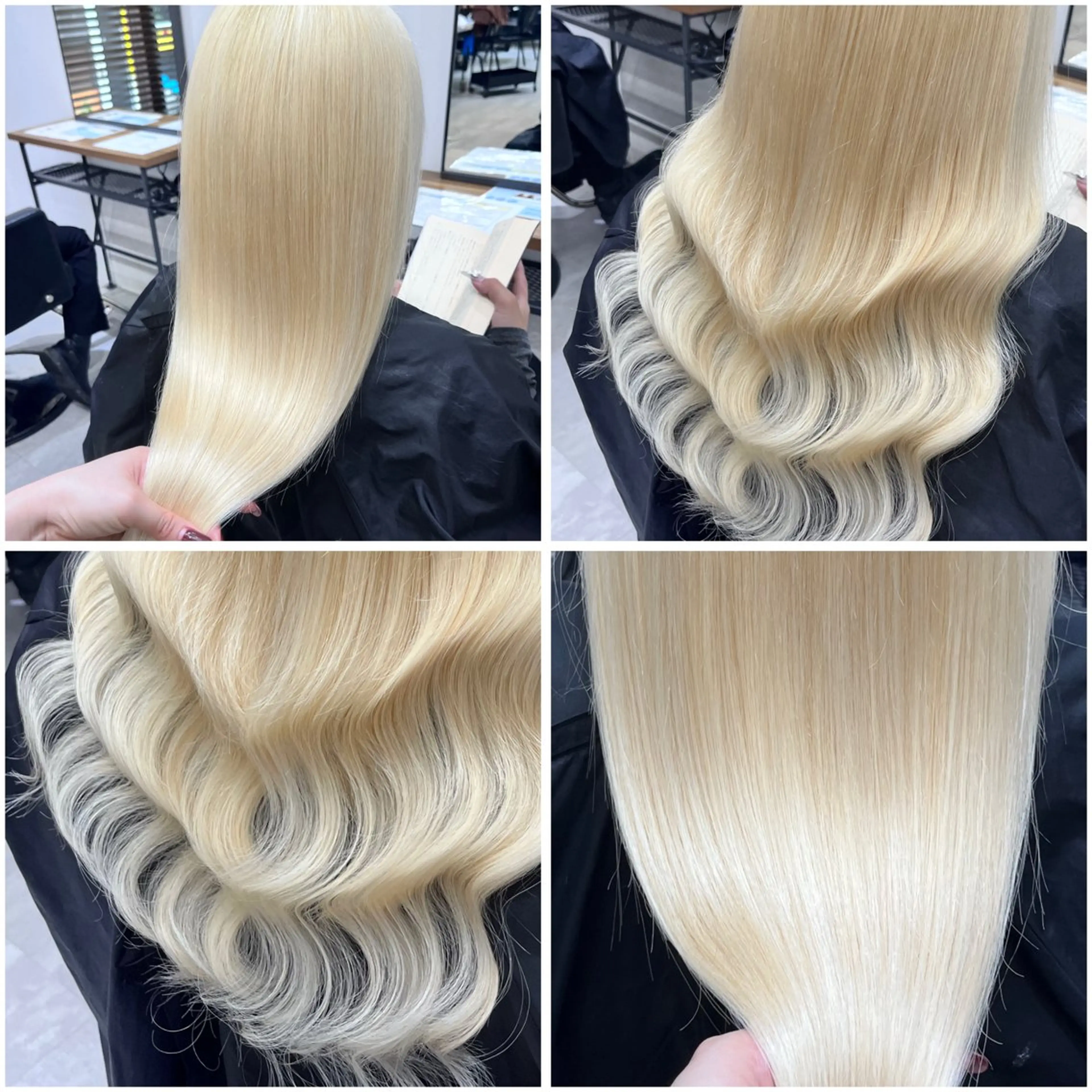 ロング カラー ブロンド ヘアカラー トリートメント エクステ MAKO ❤️‍🔥NEXTのヘアスタイル