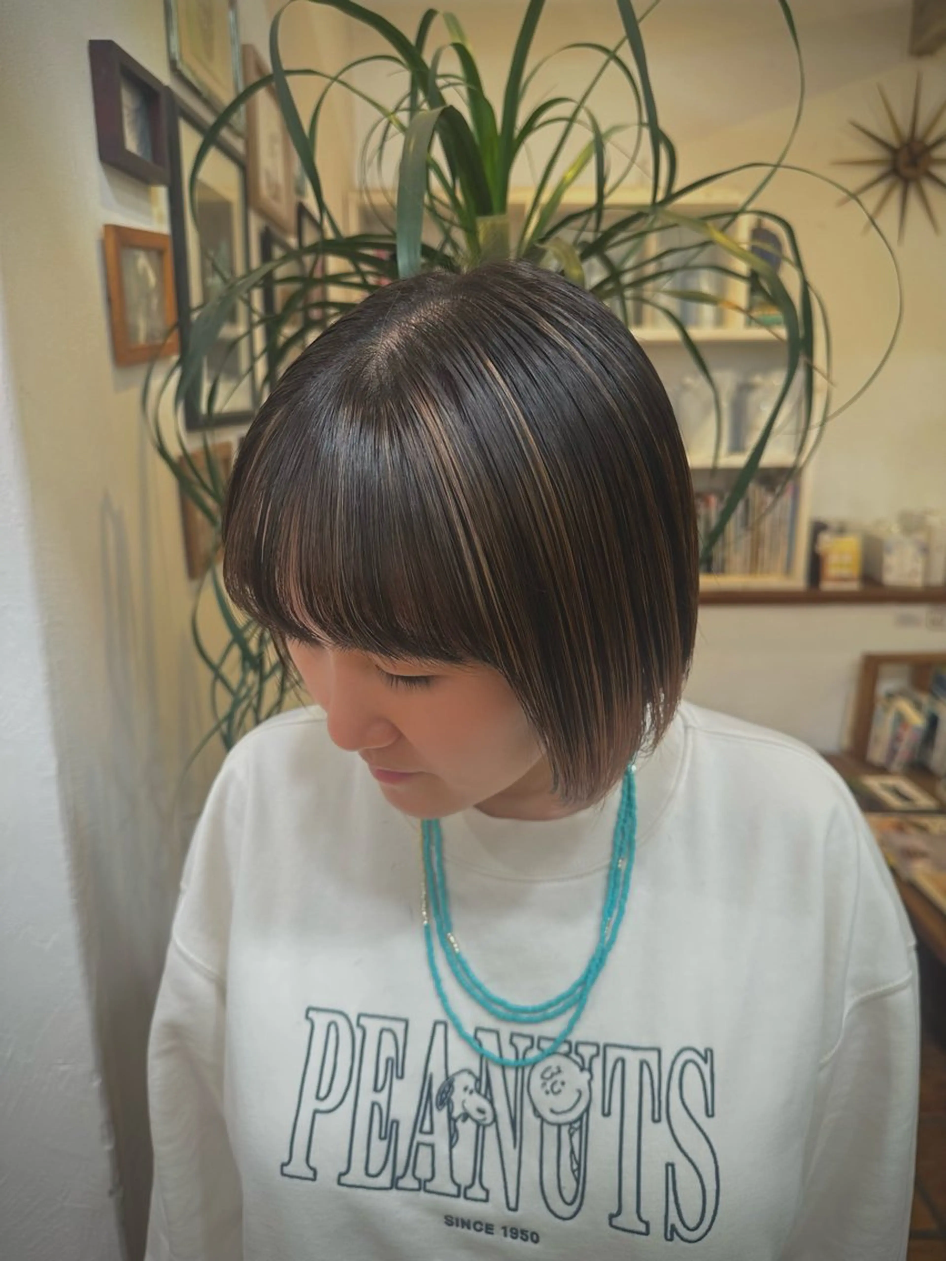 ショート カラー カット ヘアカラー トリートメント KAKERU/ボブ/ ショート/パーマ🌱のヘアスタイル