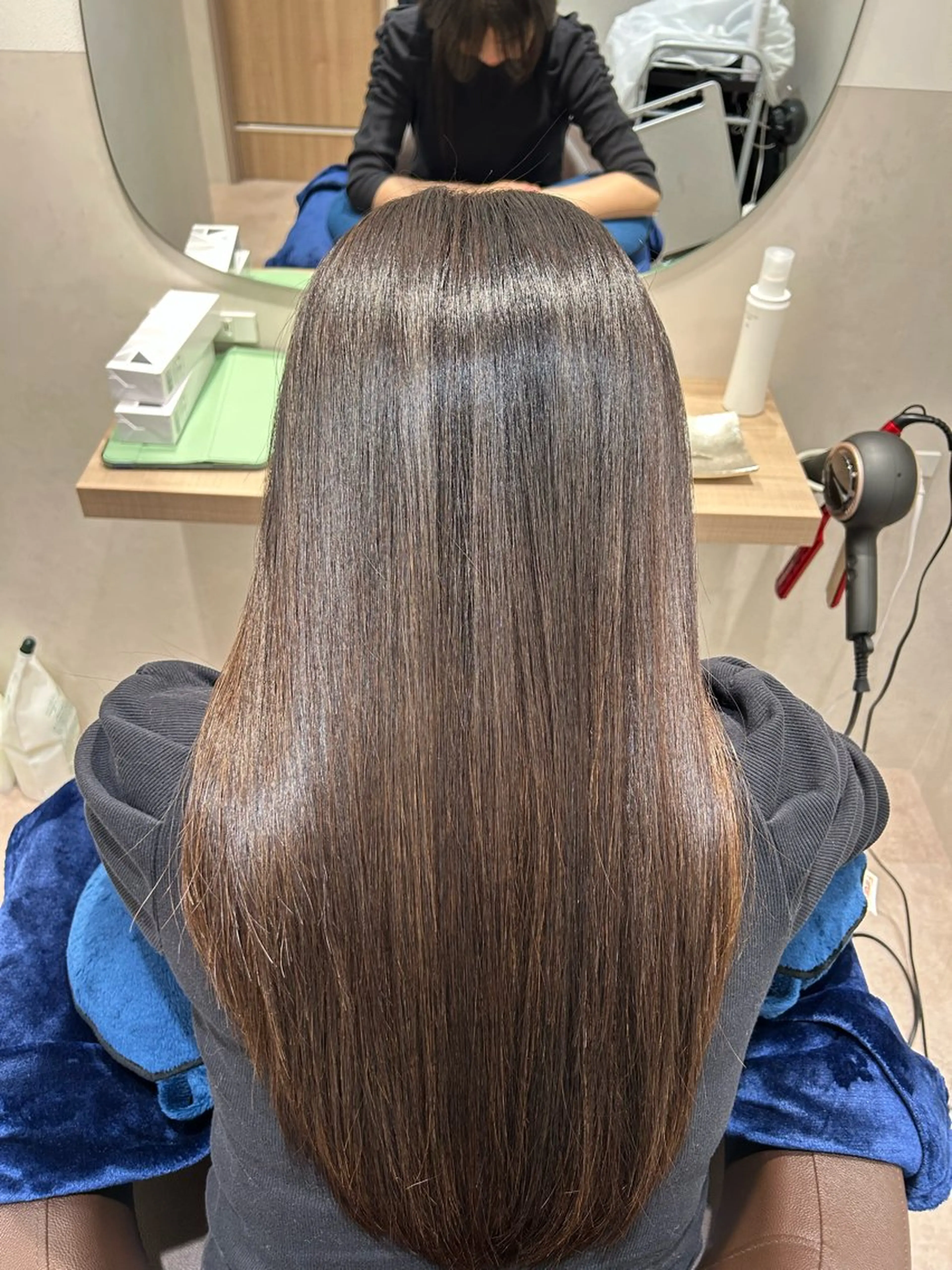 ロング 髪質改善 トリートメント ヘアカラー トリートメント ショートボブHIDE 本山のヘアスタイル