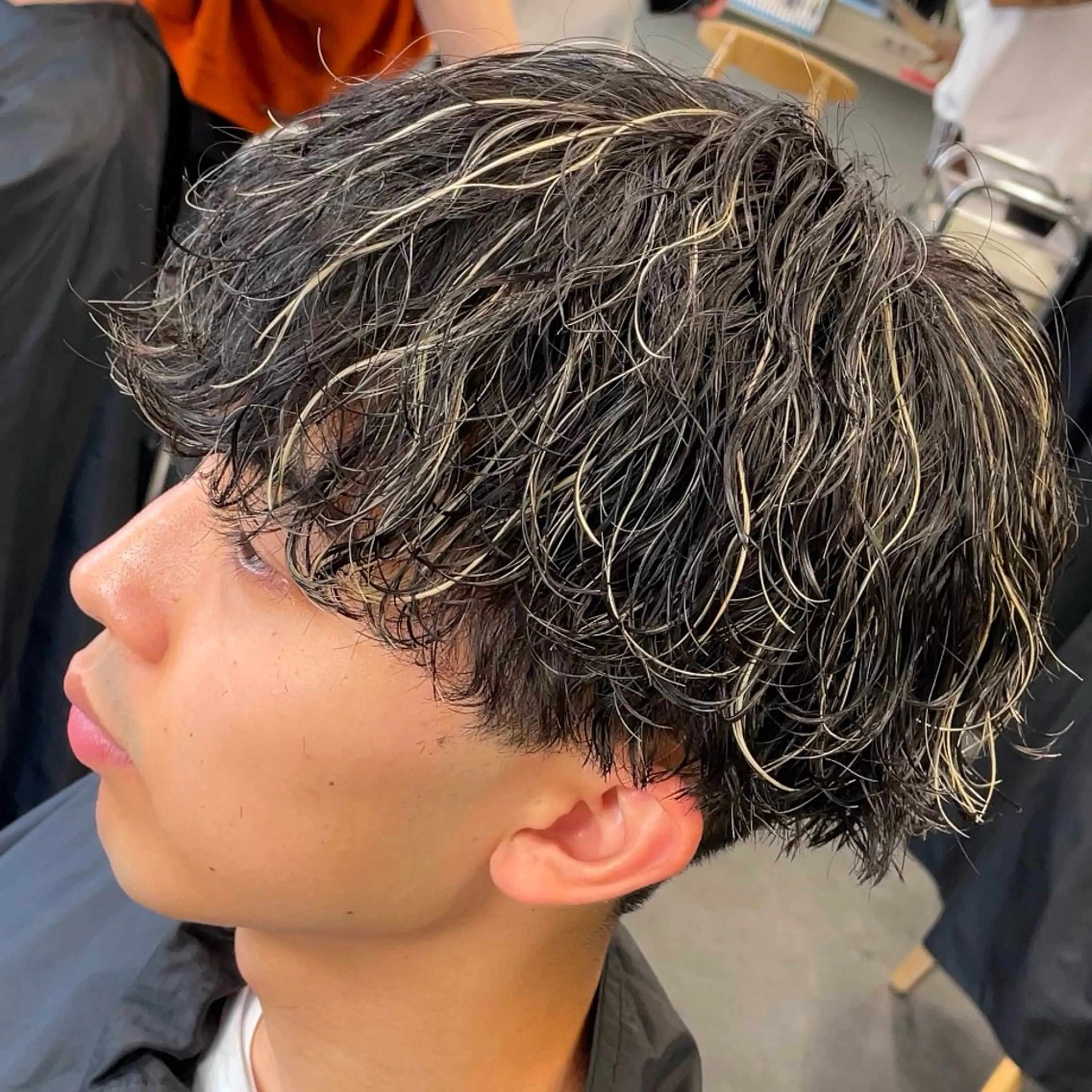 ミディアム カラー ヘアアレンジ メンズ fifth Tokyo所属・fifth 石川 凪のヘアスタイル