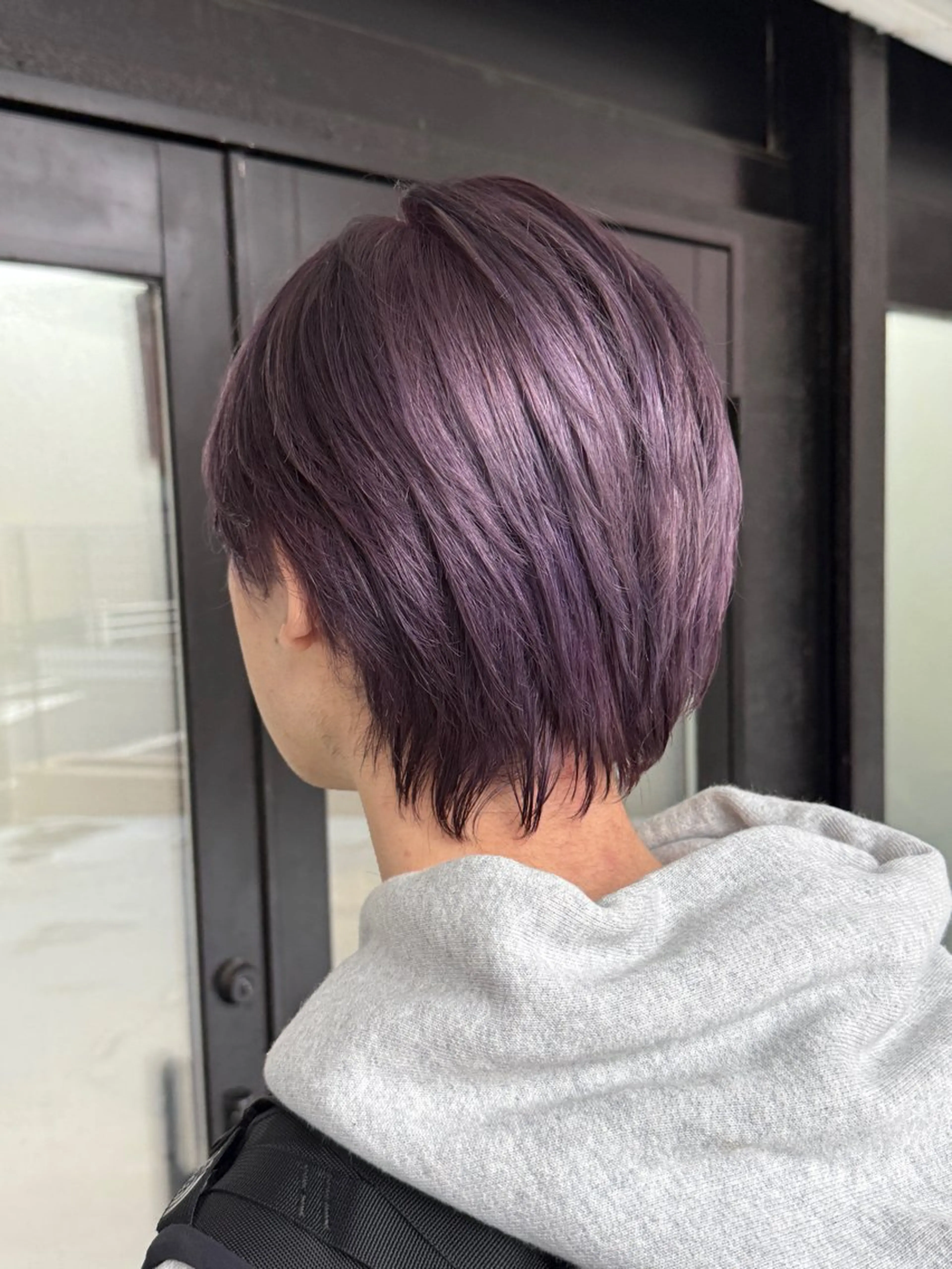 ショート カラー メンズ カット ヘアカラー トリートメント 透明感カラー/パーマ 🌀アオノのヘアスタイル