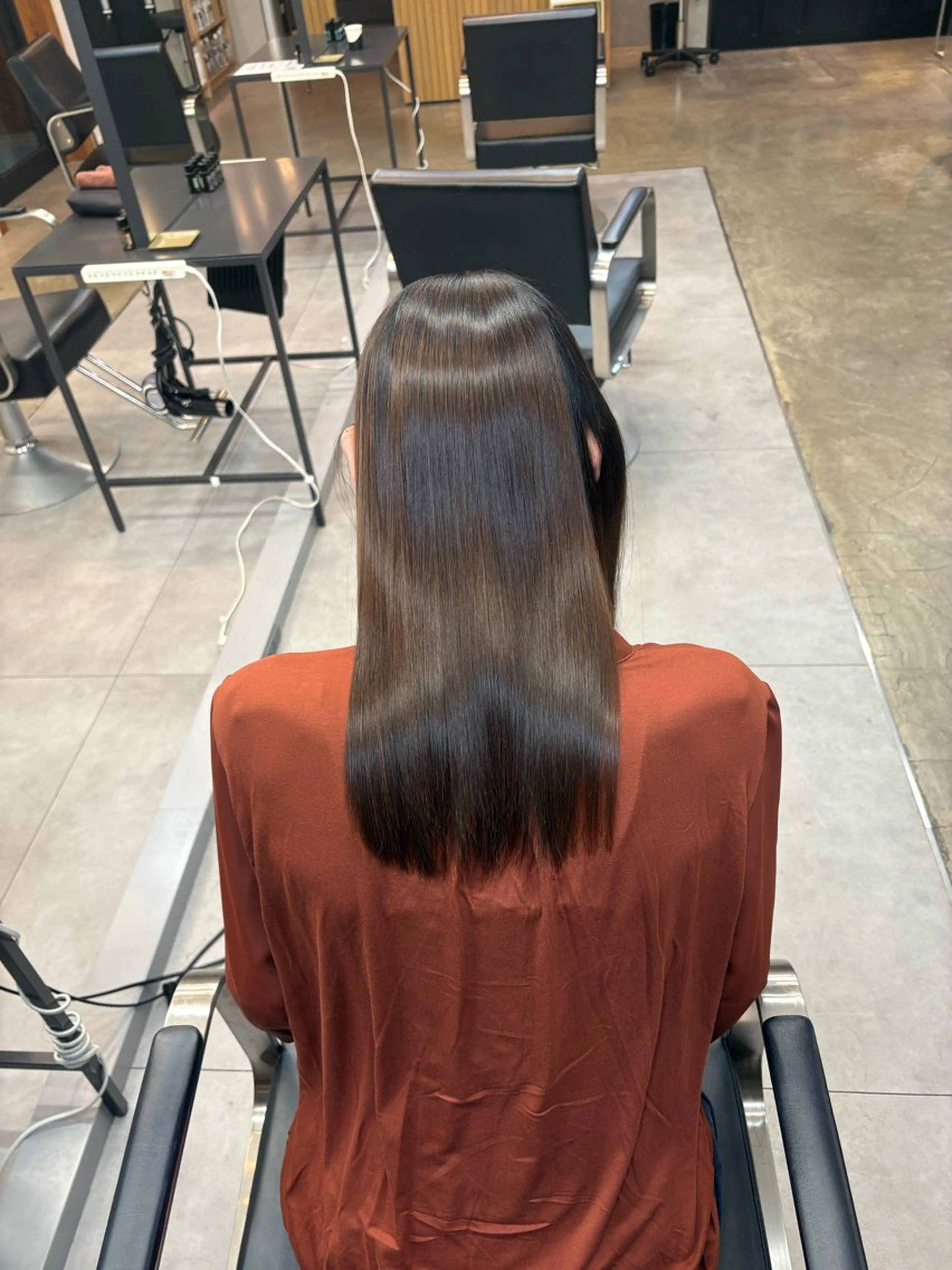 ロング 縮毛矯正 みらん RAF TOKYOのヘアスタイル