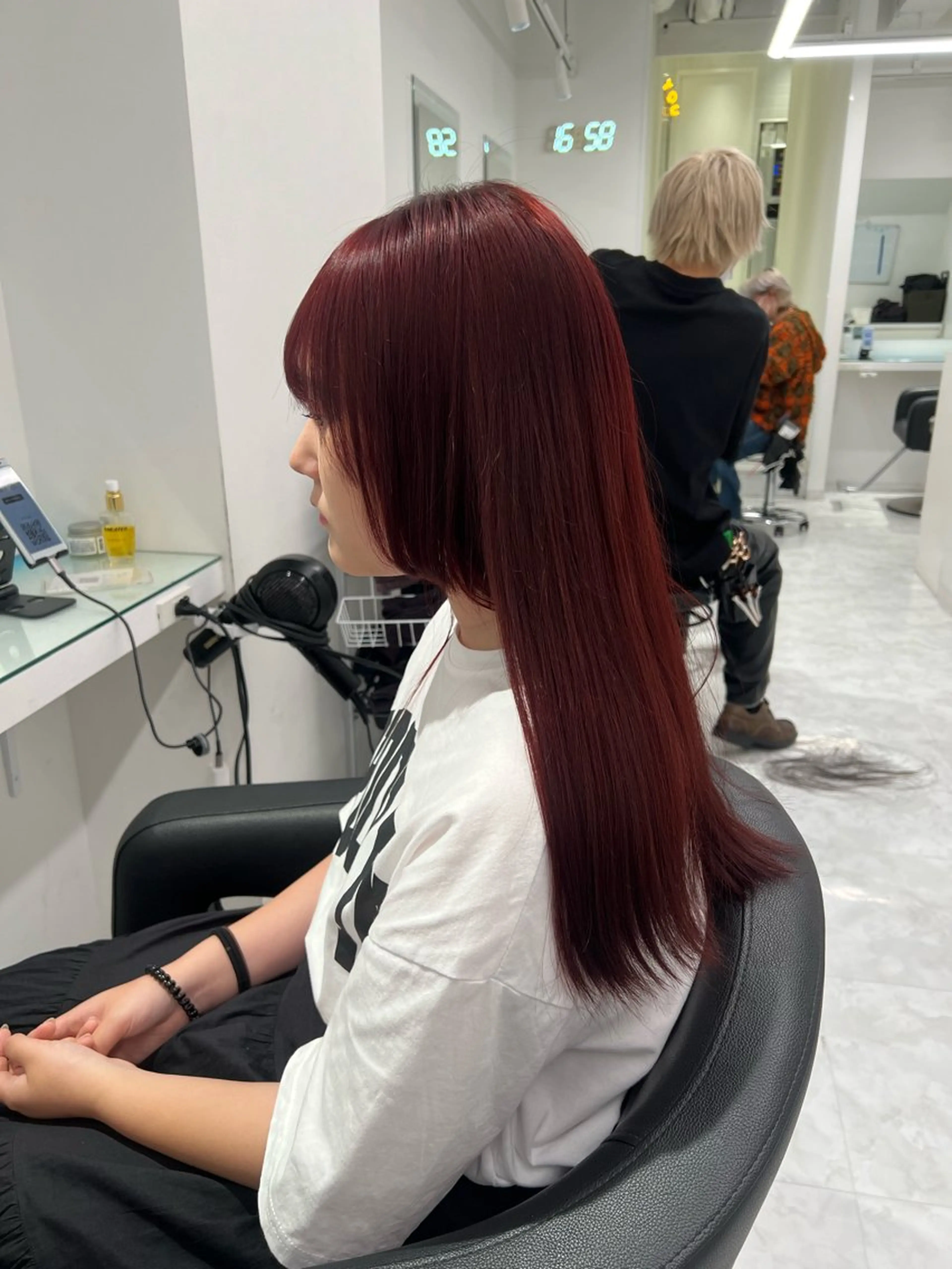 カラー ヘアカラー トリートメント ヘッドスパ ヘアセット ブリーチなし透明感 💗RYOTAのヘアスタイル