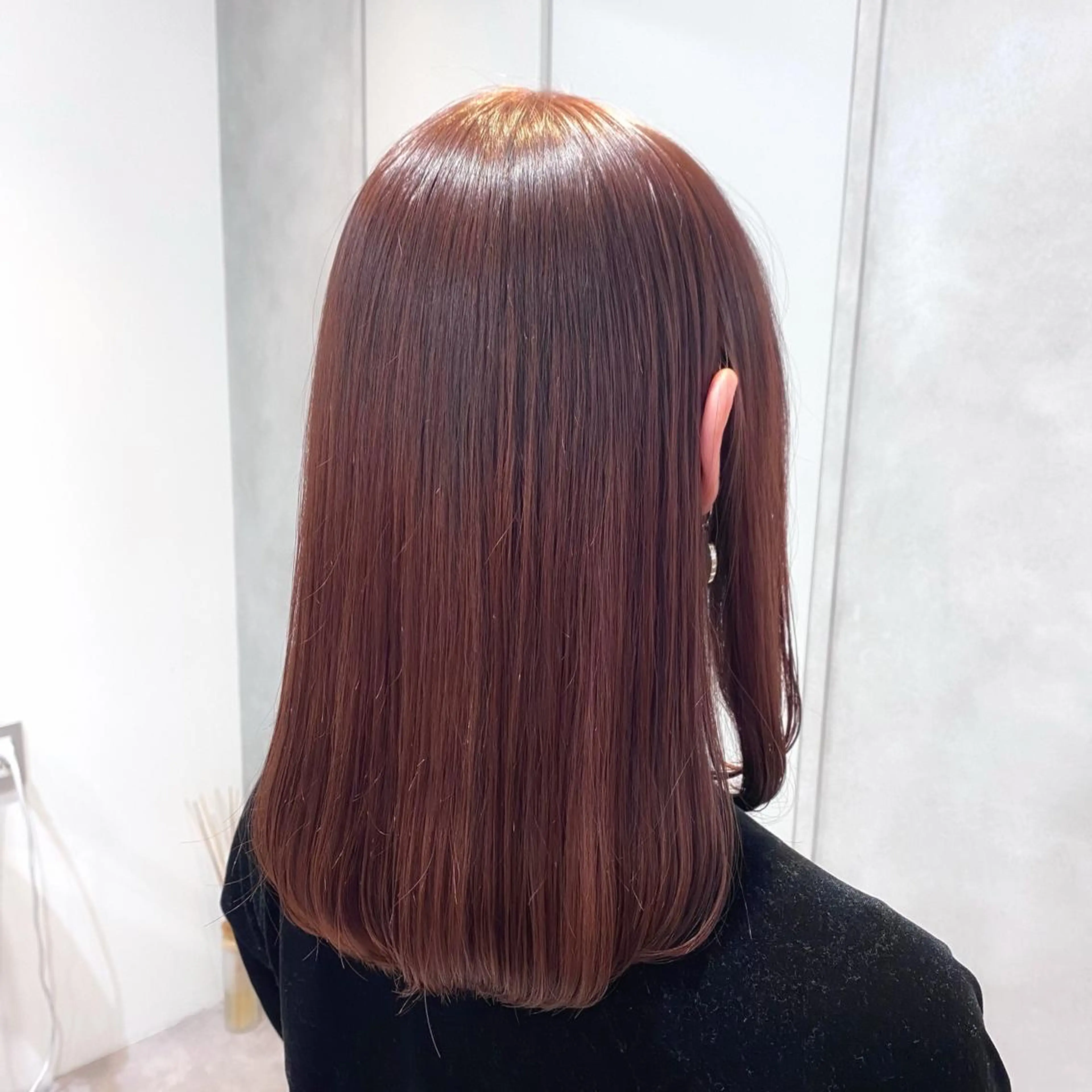 ミディアム カラー 🪭risa 暖色/レイヤー🪭のヘアスタイル