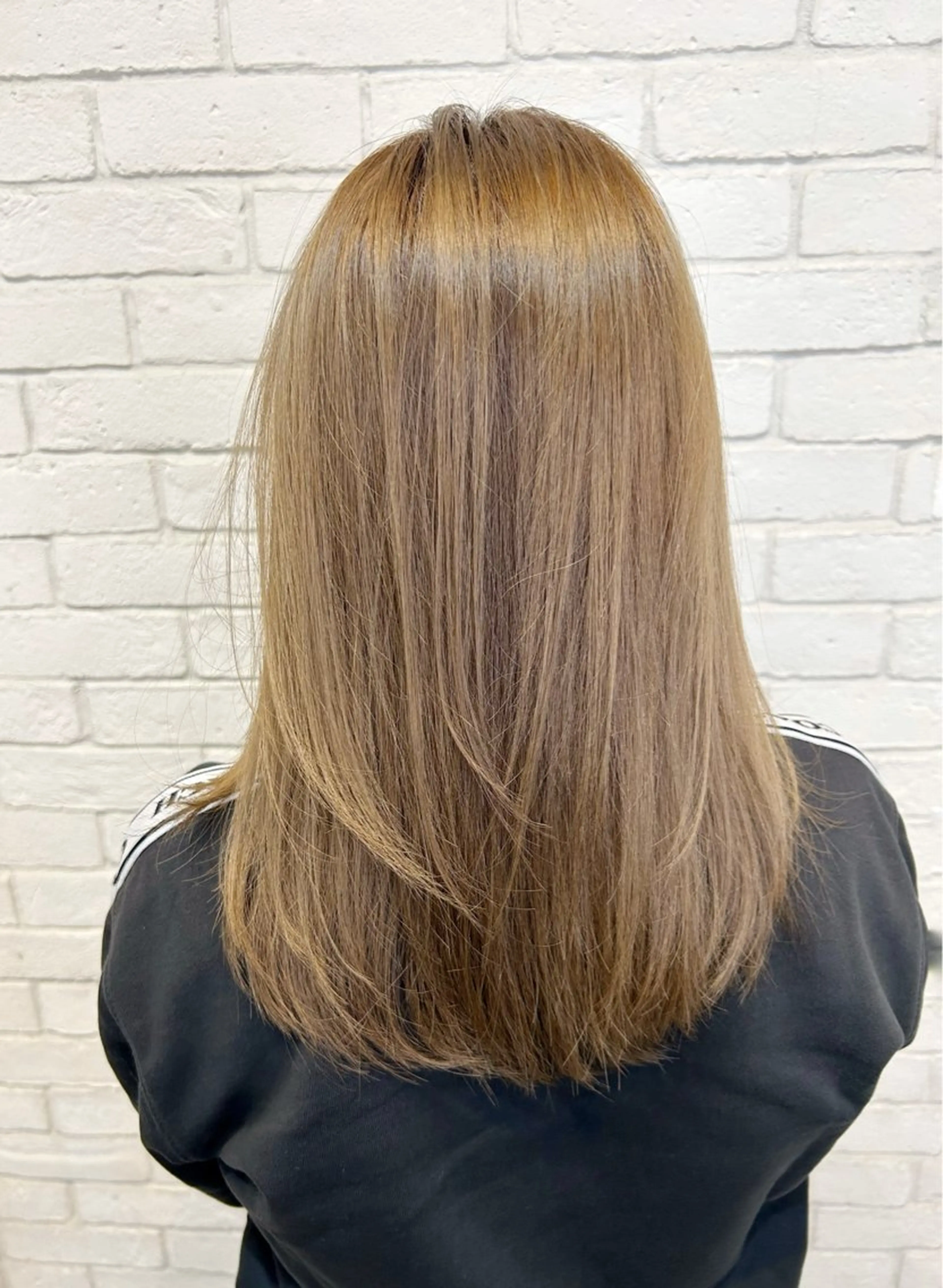 ミディアム カラーアンドケアリタ kitamuuuのヘアスタイル