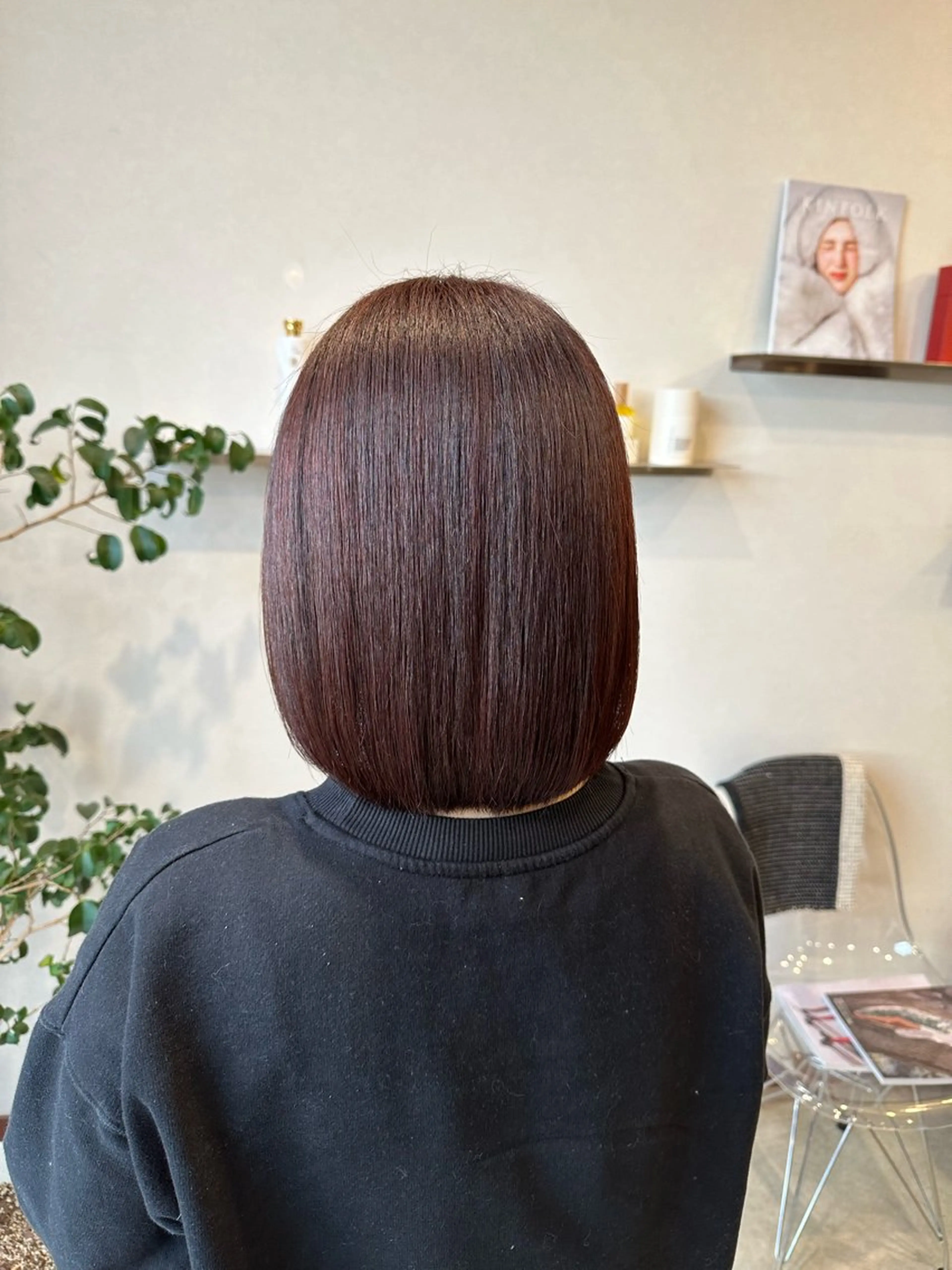 カラー ピンクカラー ヘアカラー トリートメント ShowBit ／mioのヘアスタイル