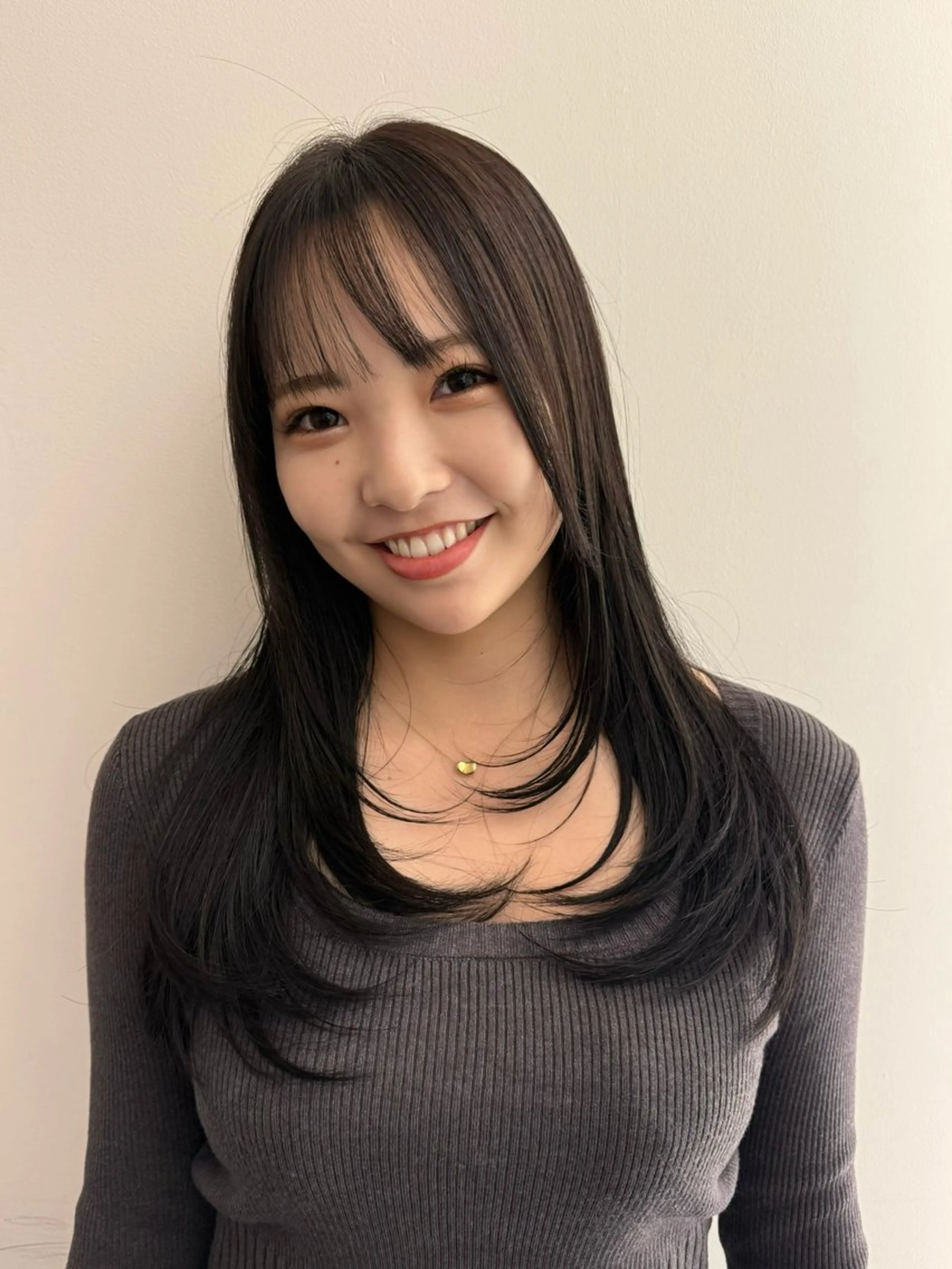 ロング レイヤーカット arte pelo 辻のヘアスタイル