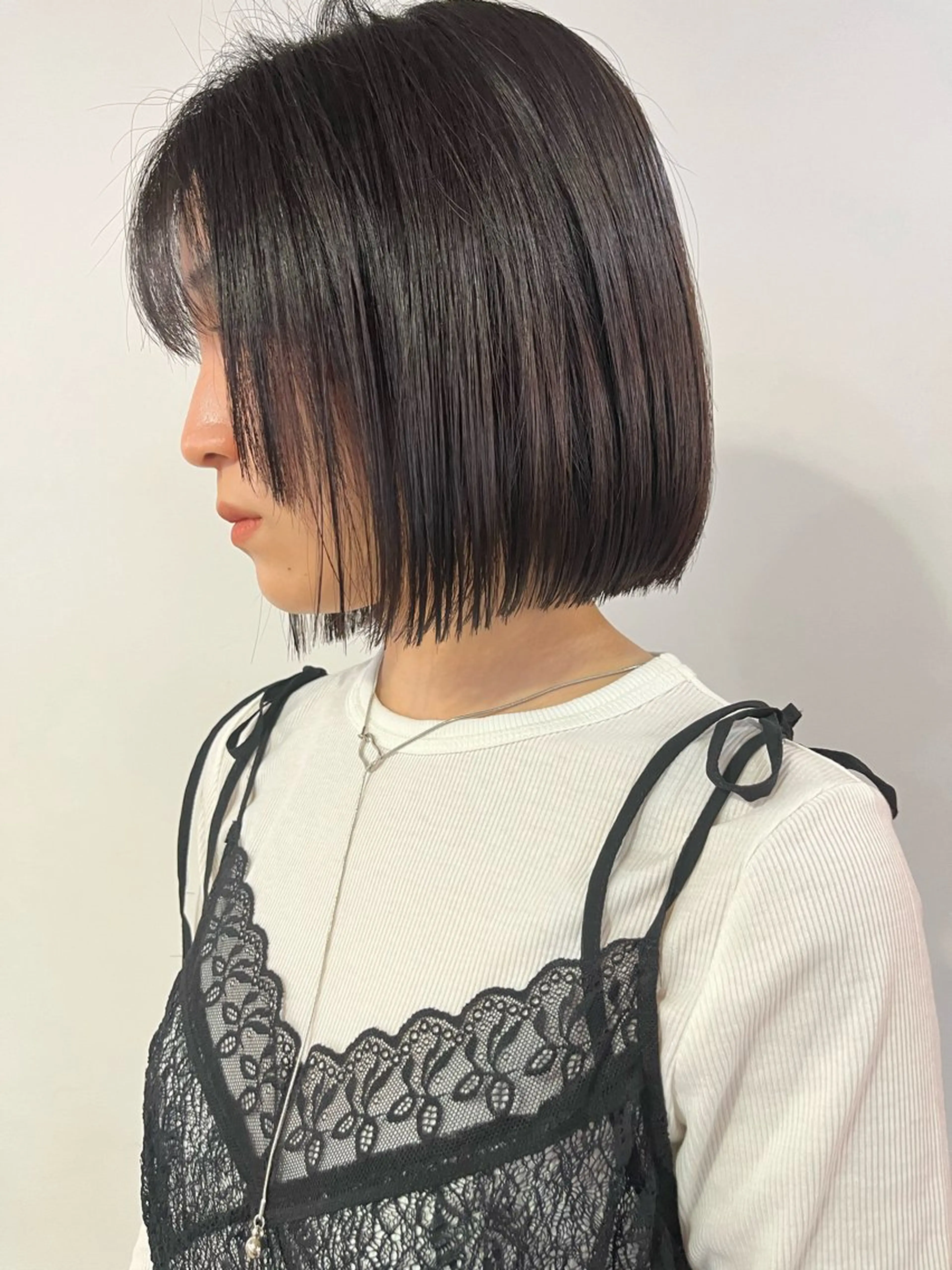 ショート カット 縮毛矯正 ボブ×縮毛矯正 ryotaのヘアスタイル