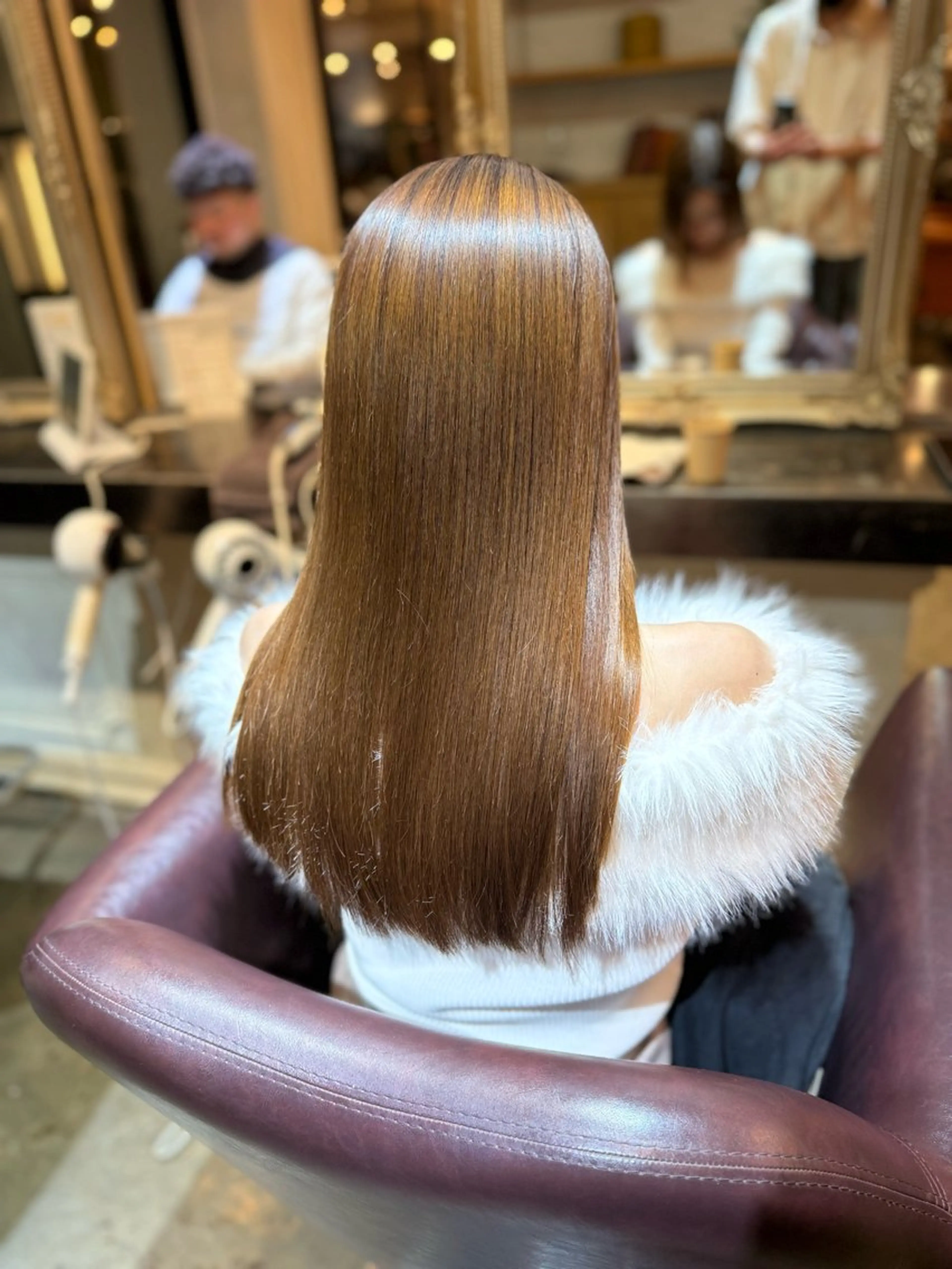 ロング カット 縮毛矯正 トリートメント 髪質改善／美髪矯正 林田和真のヘアスタイル