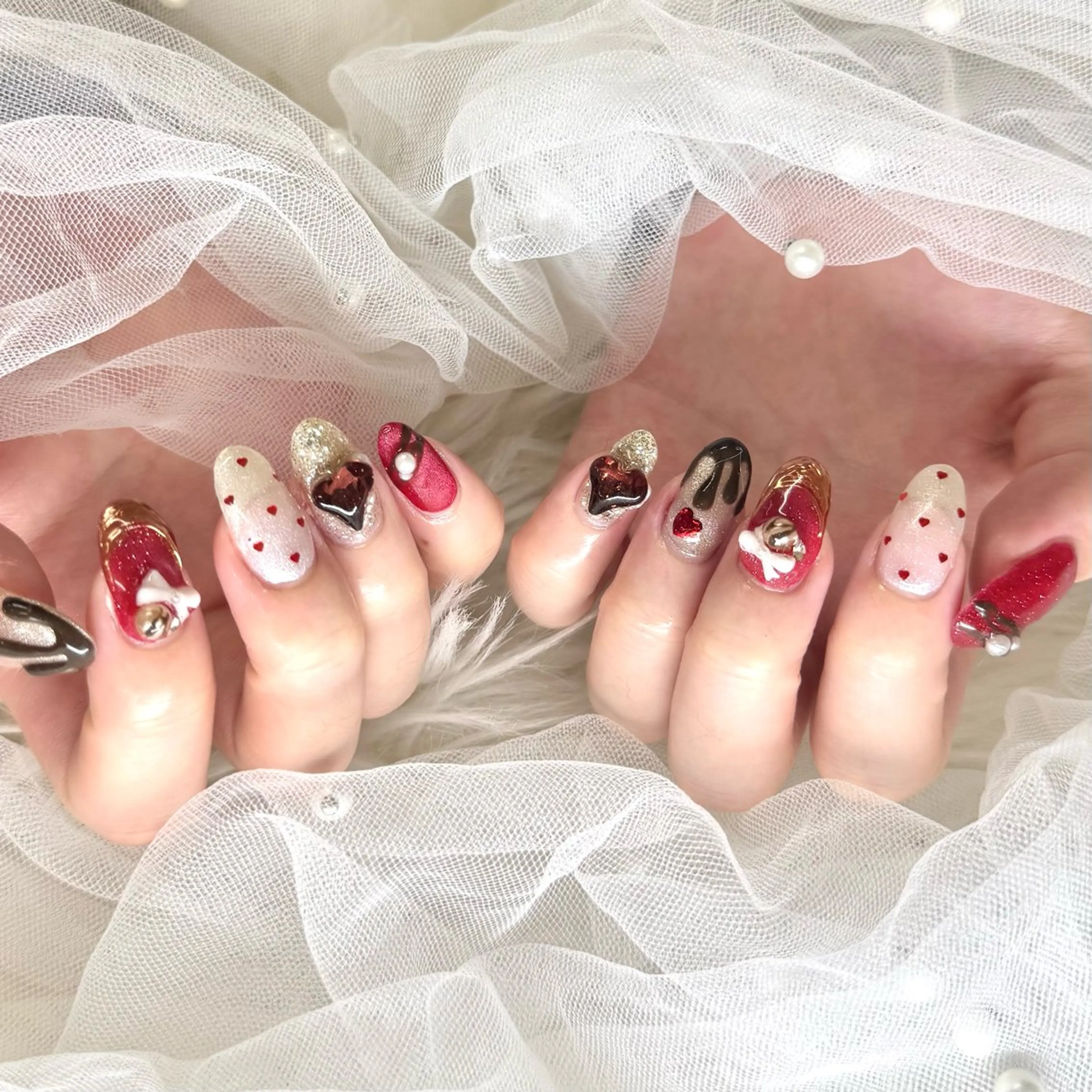 ネイル ハンドネイル LUCAS 千葉 AOI💅🏾💕のネイルデザイン