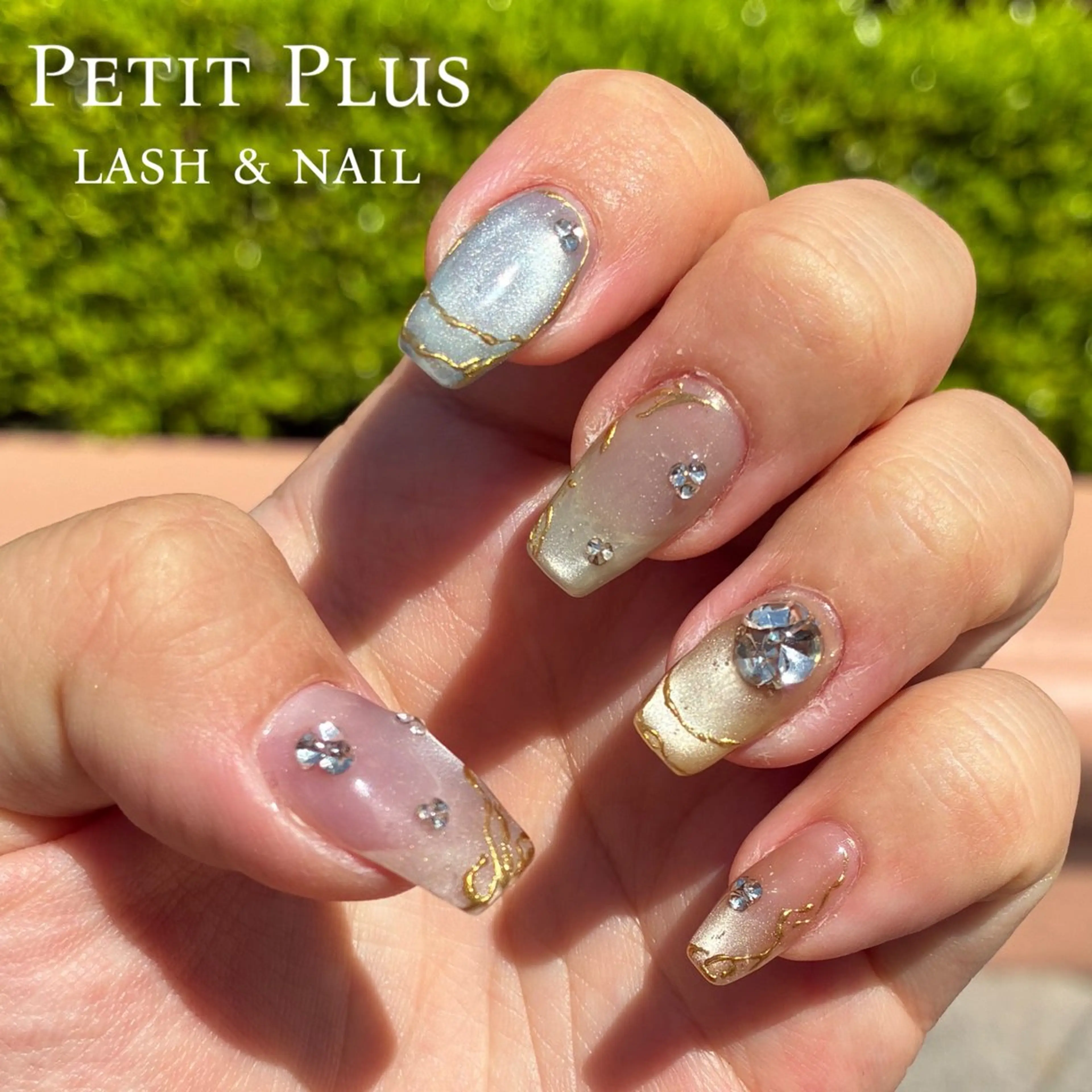 ネイル マグネットネイル ハンドネイル Petit Plus YUUKAのネイルデザイン