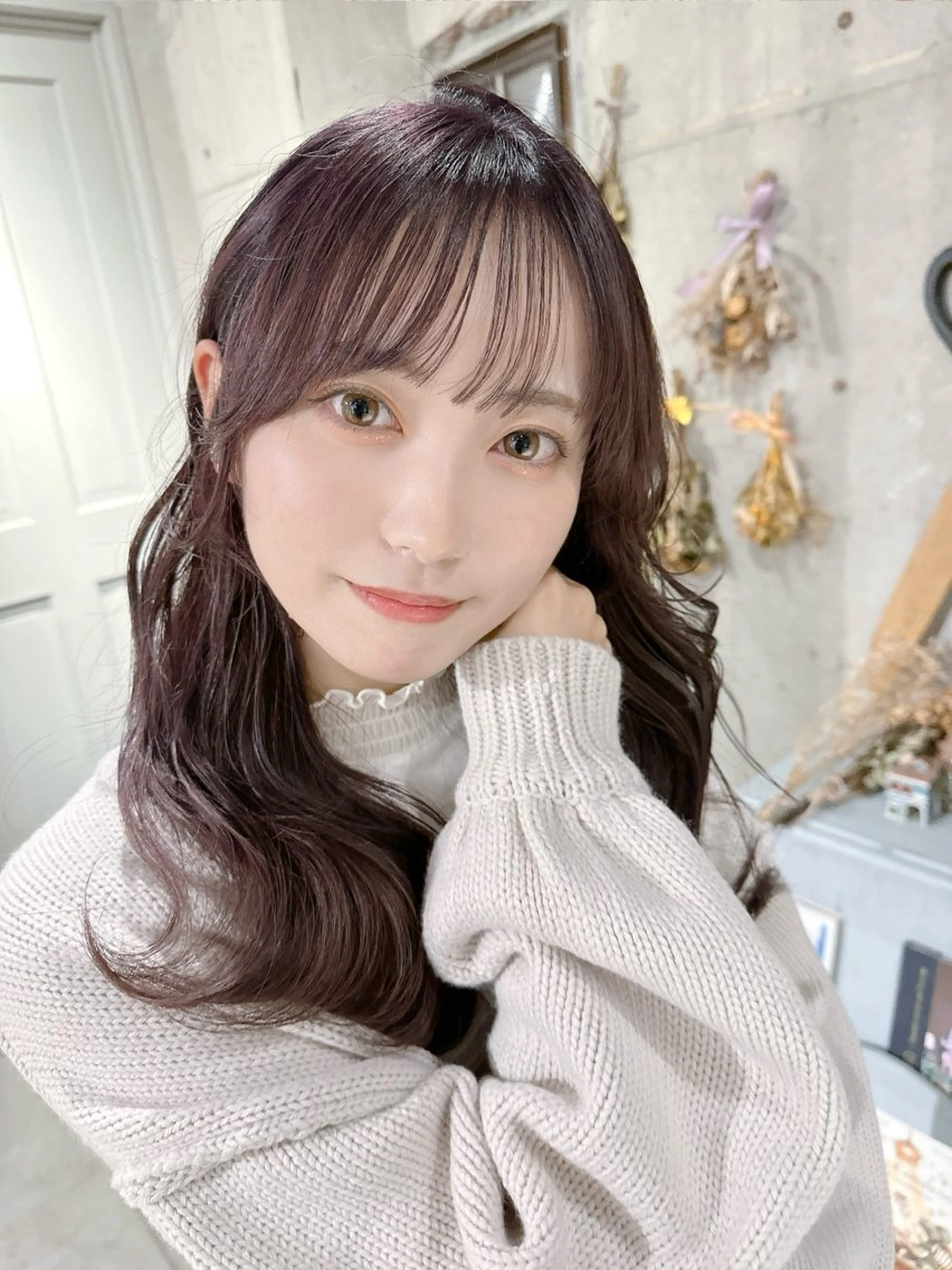 ロング カラー 🌸櫻坂46🌸 アイドルヘア すず花のヘアスタイル