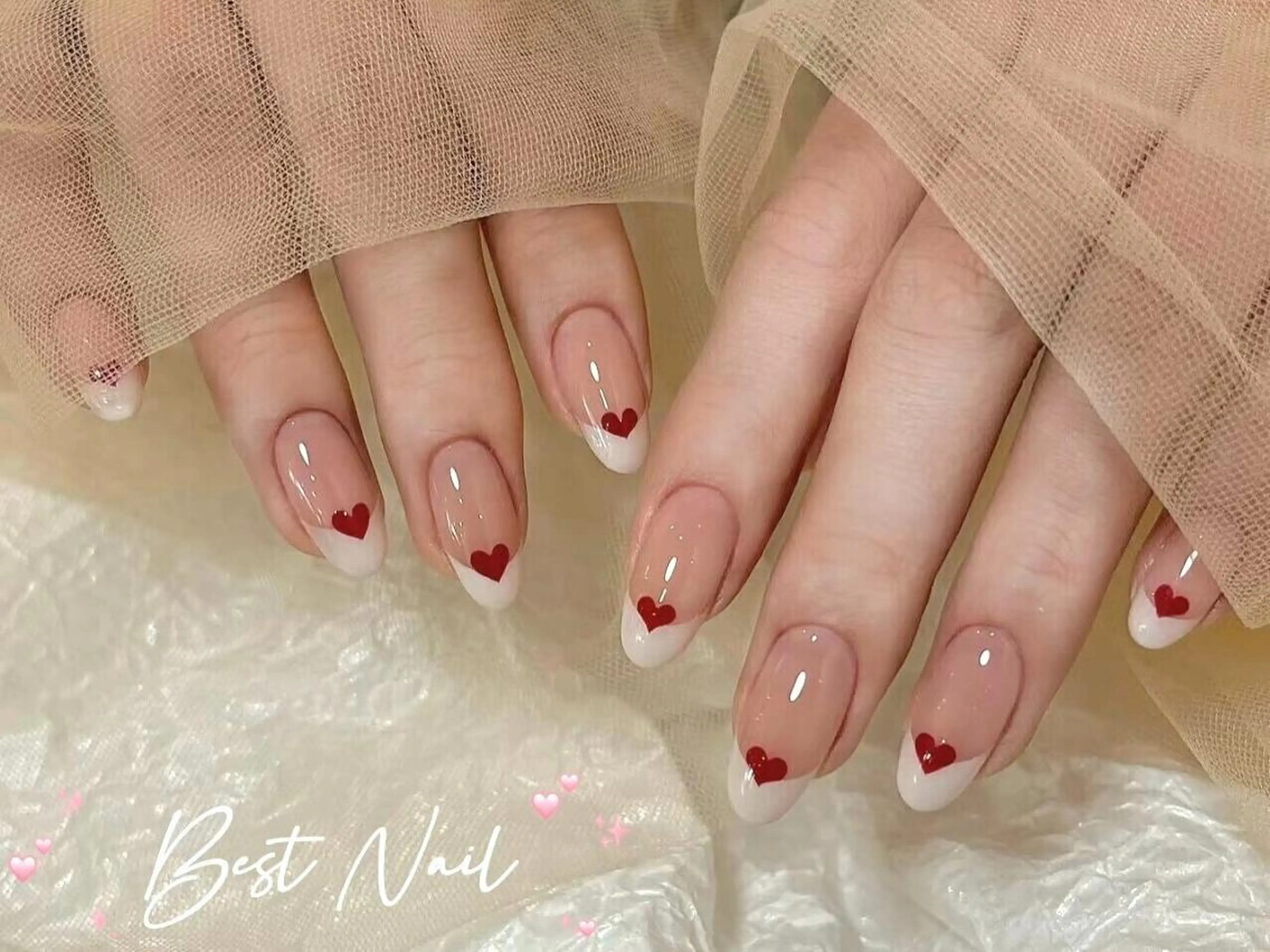 ネイル アートネイル オーロラネイル クリアネイル フレンチネイル ジェルネイル 🎀Best Nail🎀のネイルデザイン