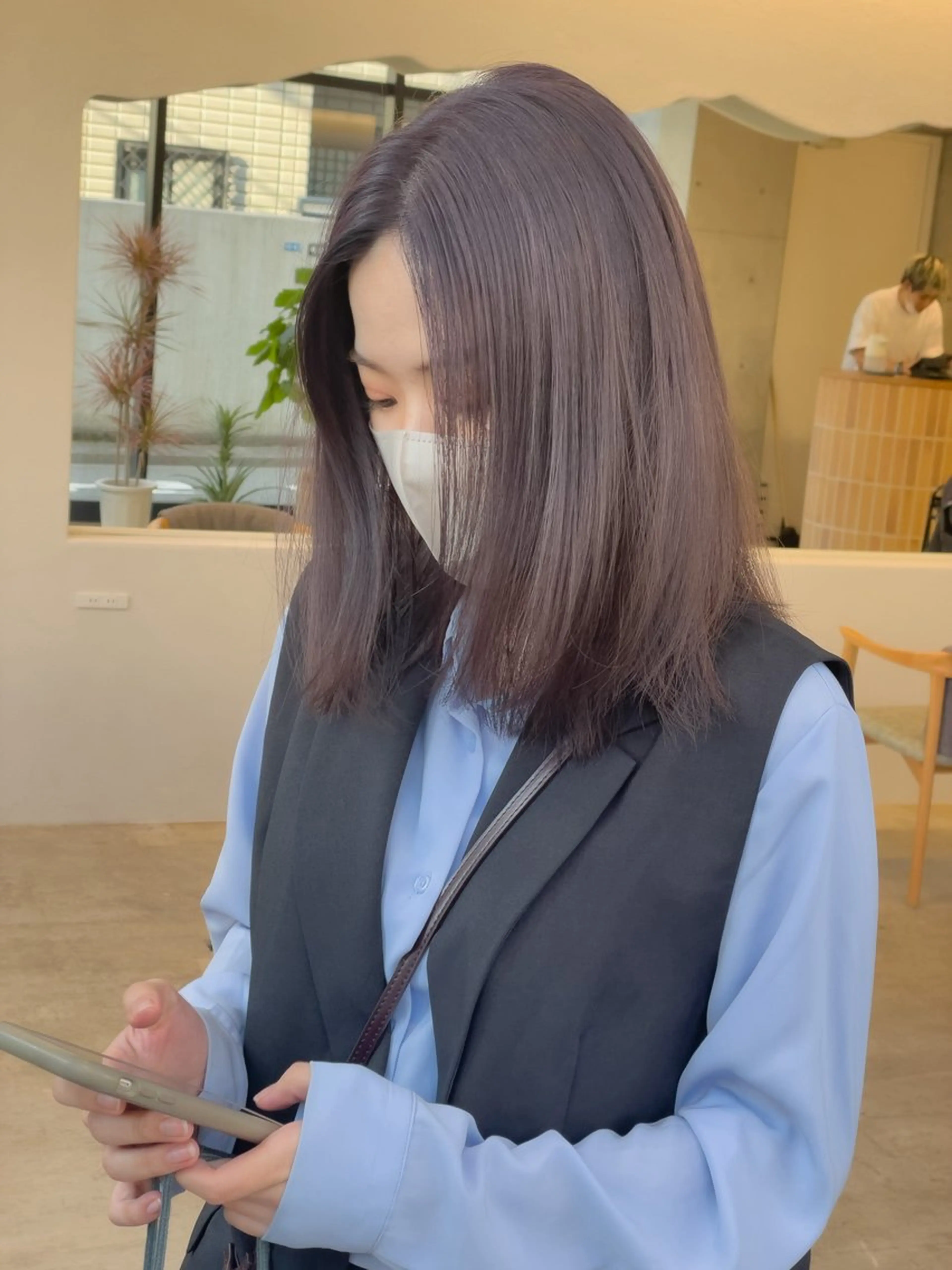 ショート カラー ヘアアレンジ カット ヘアカラー トリートメント ミニボブ/ブリーチ 🌈MISATOのヘアスタイル