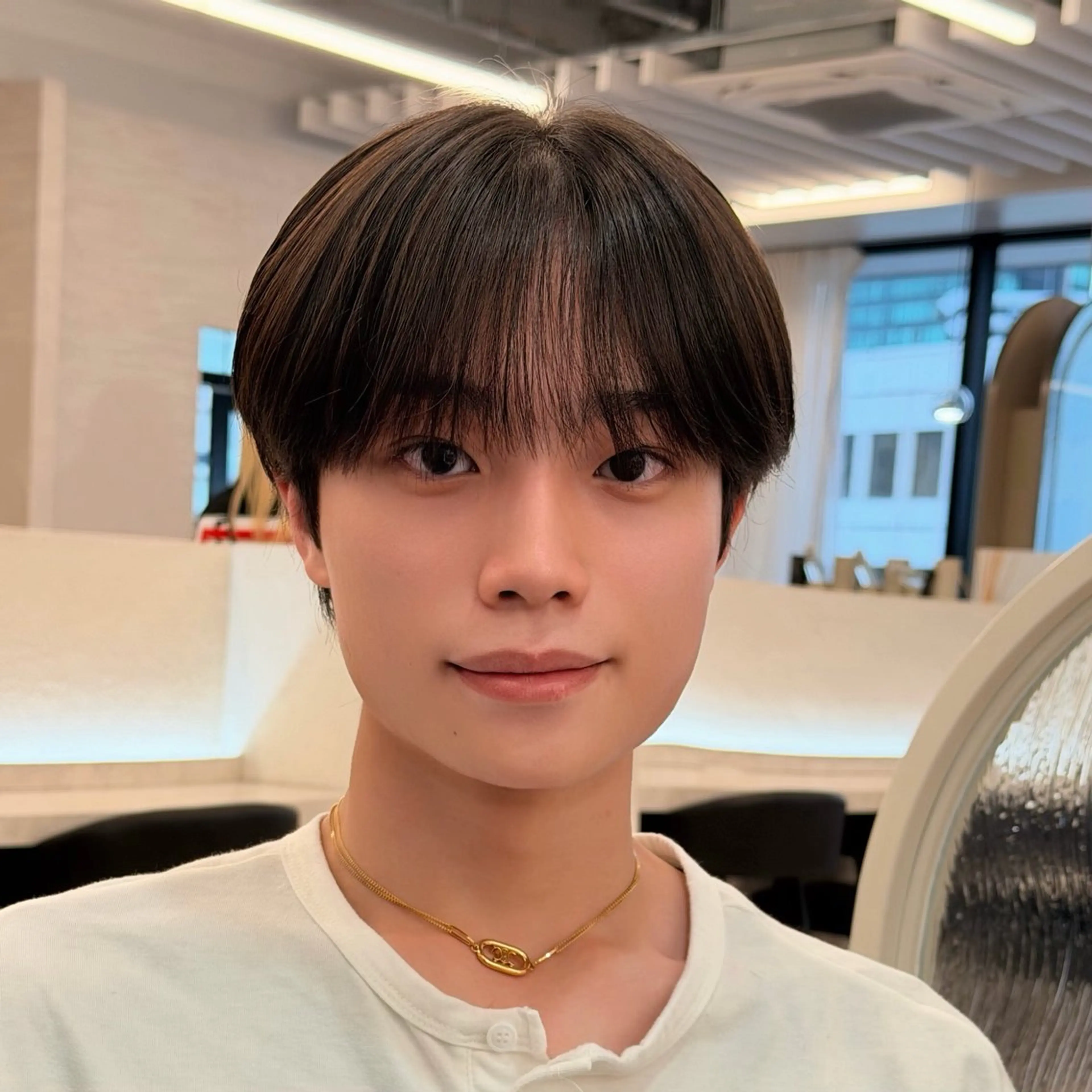 メンズ メンズ韓国風 マッシュ シースルーマッシュ カット 韓国メンズヘア☆ 韓国ヘアYUTOのヘアスタイル