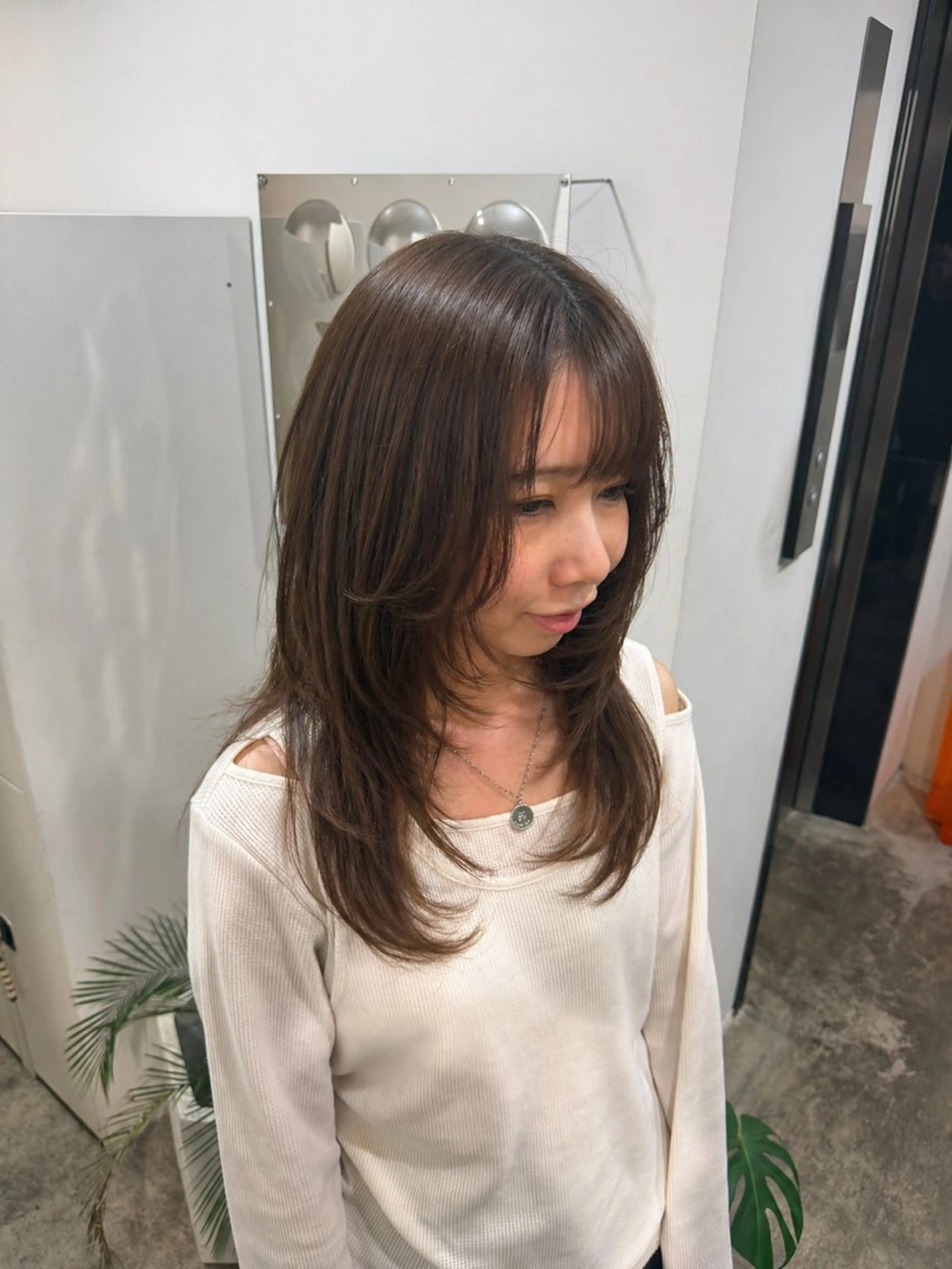 セミロング カット トリートメント カット/カラーモデル 募集/sayakaのヘアスタイル