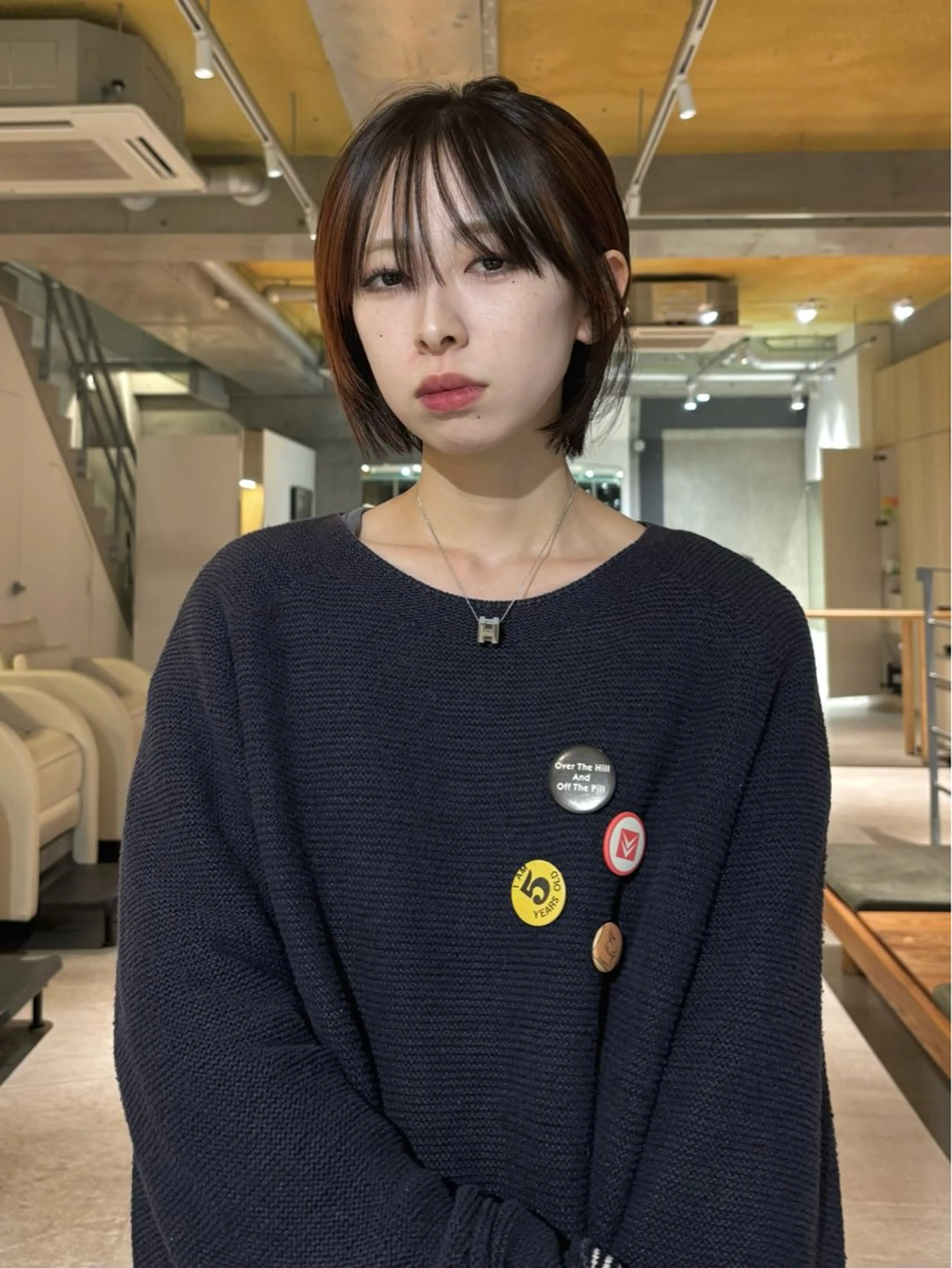 ショート カラー カット ヘアカラー トリートメント yu maのヘアスタイル