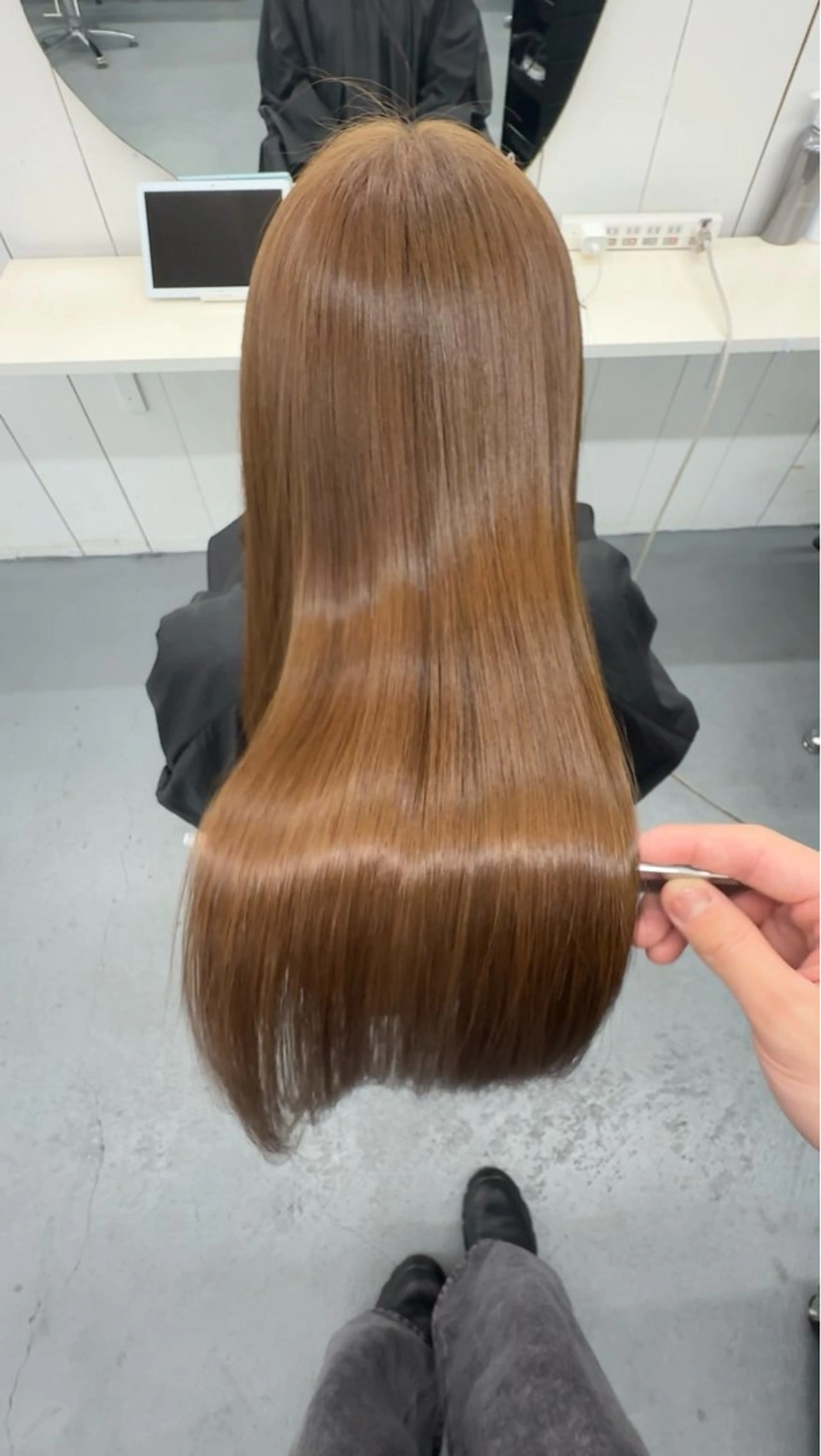 ロング カラー 髪質改善 カット ヘアカラー (柏)美髪矯正 髪質改善特化だいちのヘアスタイル