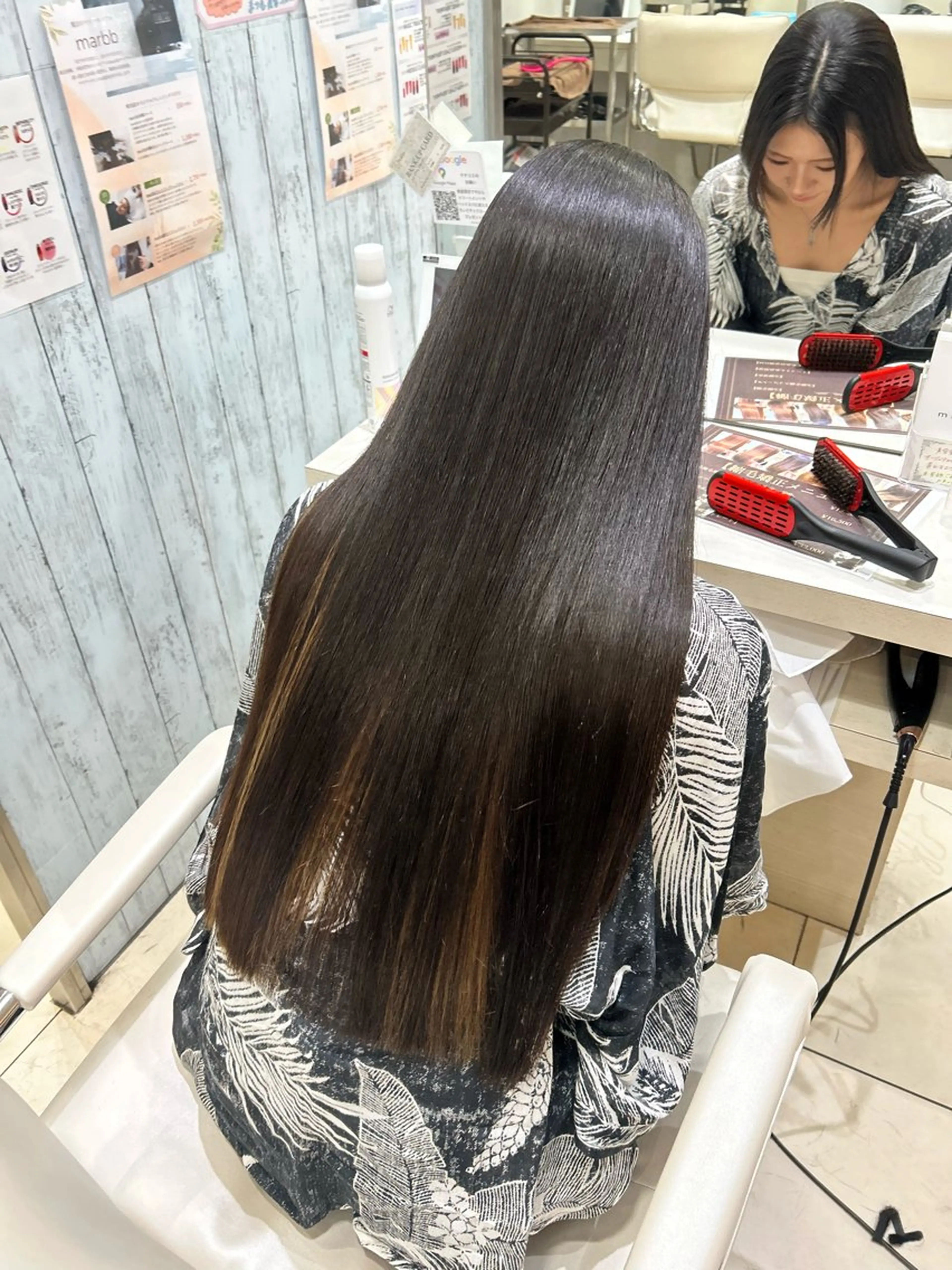 ロング カット ヘアカラー トリートメント 【髪質改善カラー】 瀧田嵐士🇰🇷のヘアスタイル