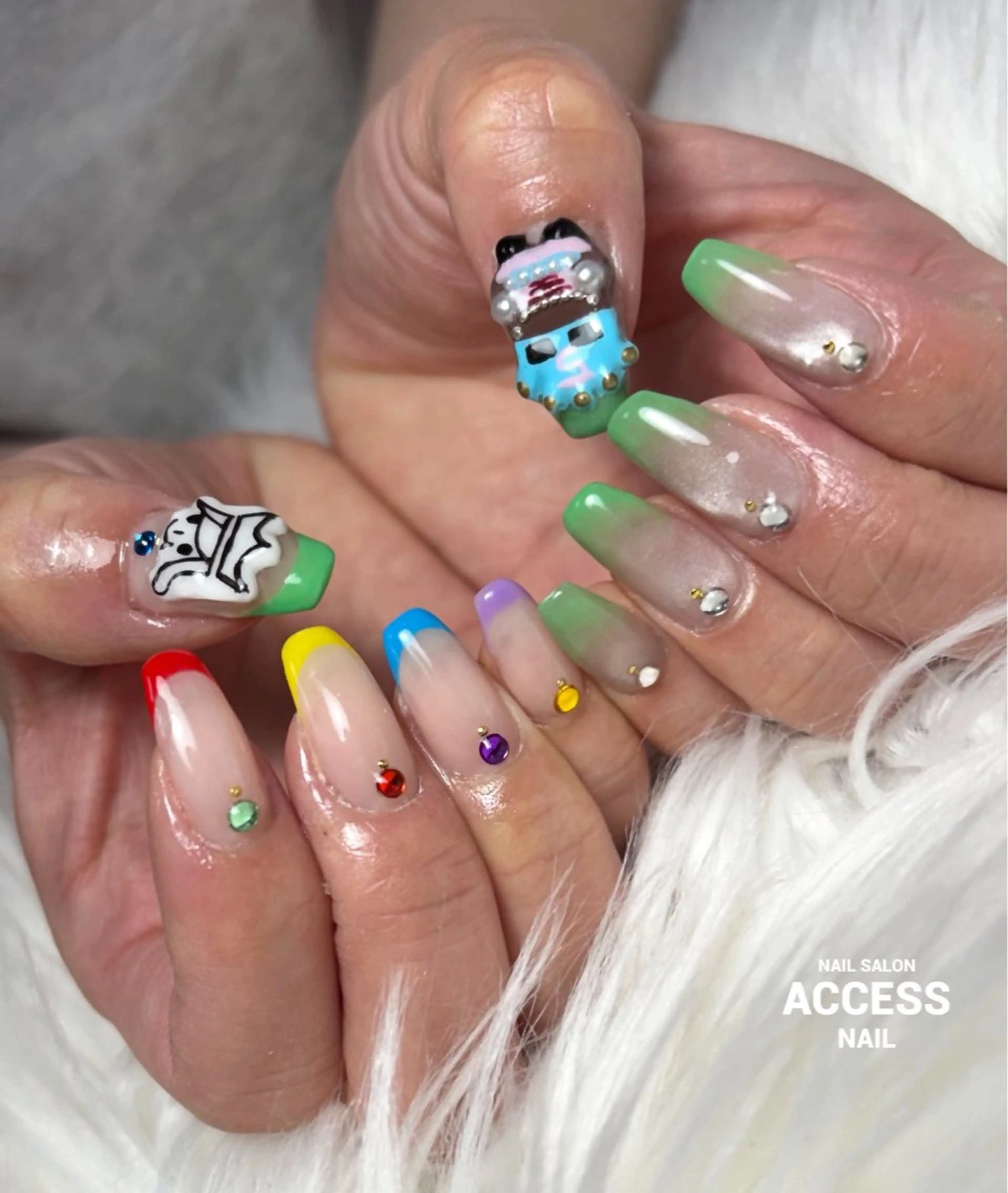 ネイル access nailのネイルデザイン