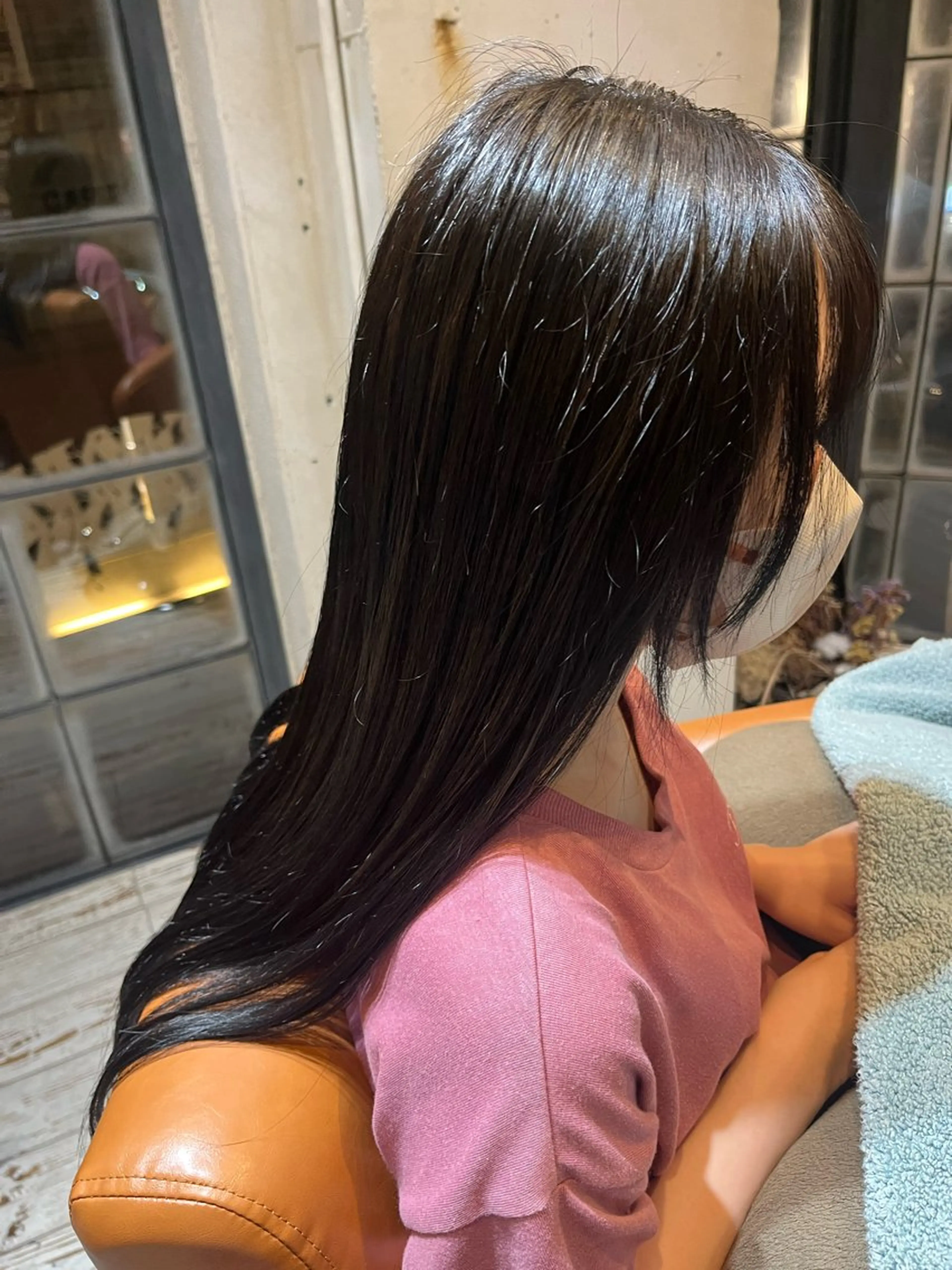 ロング カラー 美濃 咲穂のヘアスタイル