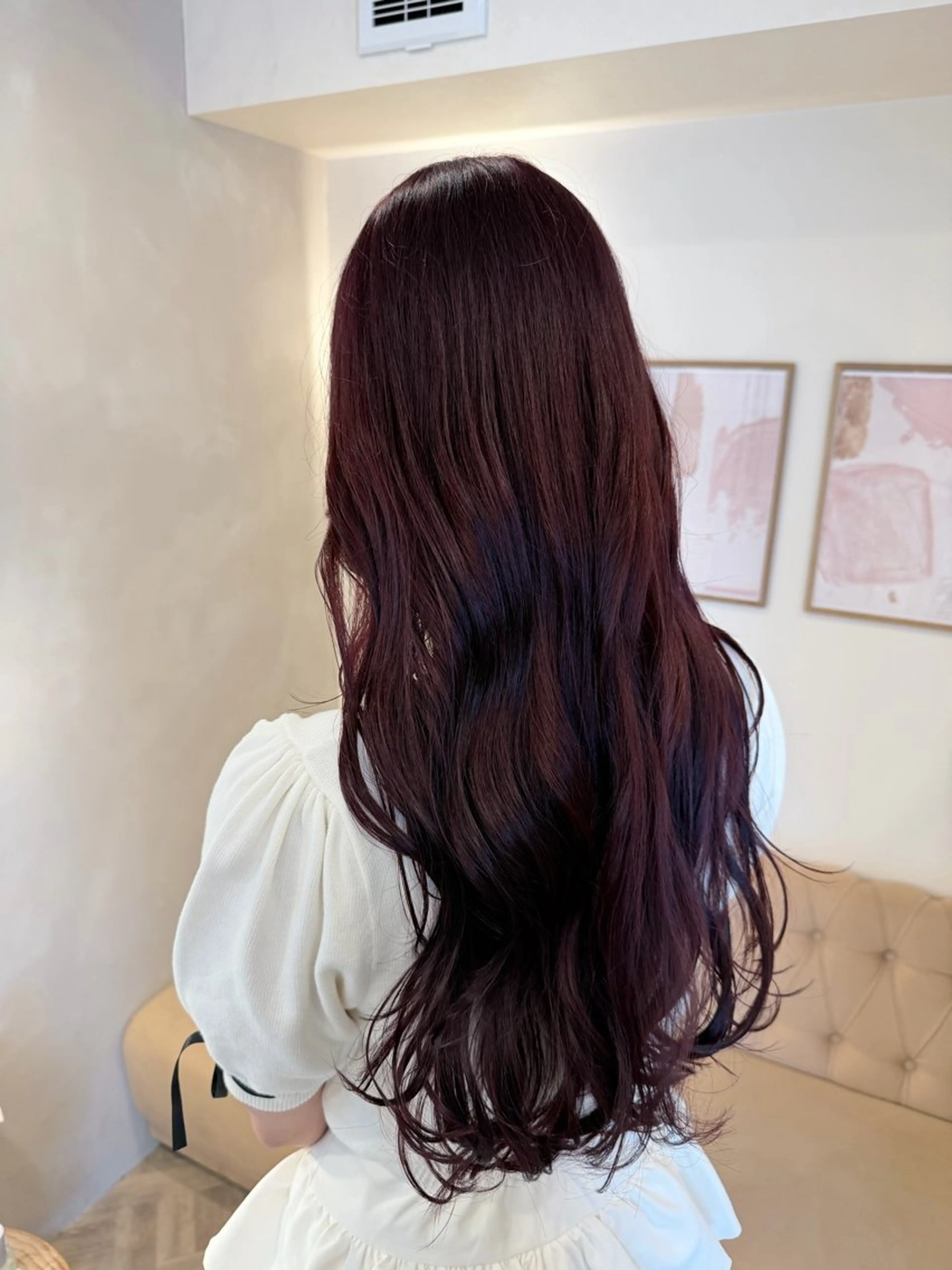 ロング カット ヘアカラー トリートメント 草野ゆずき⌇縮毛矯正 ⌇Wカラー⌇レイヤーのヘアスタイル