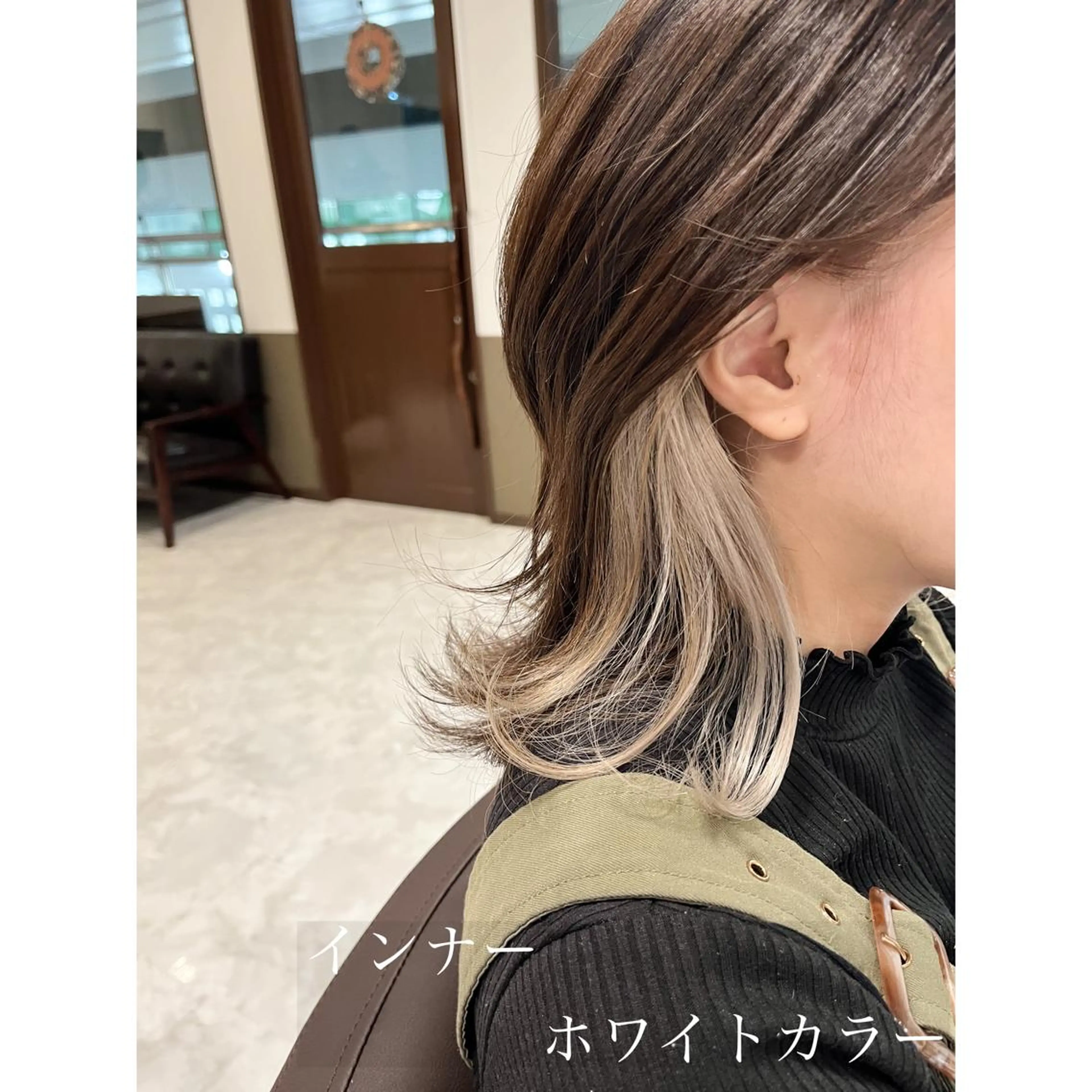 ミディアム カラー 坂井田 浩樹のヘアスタイル