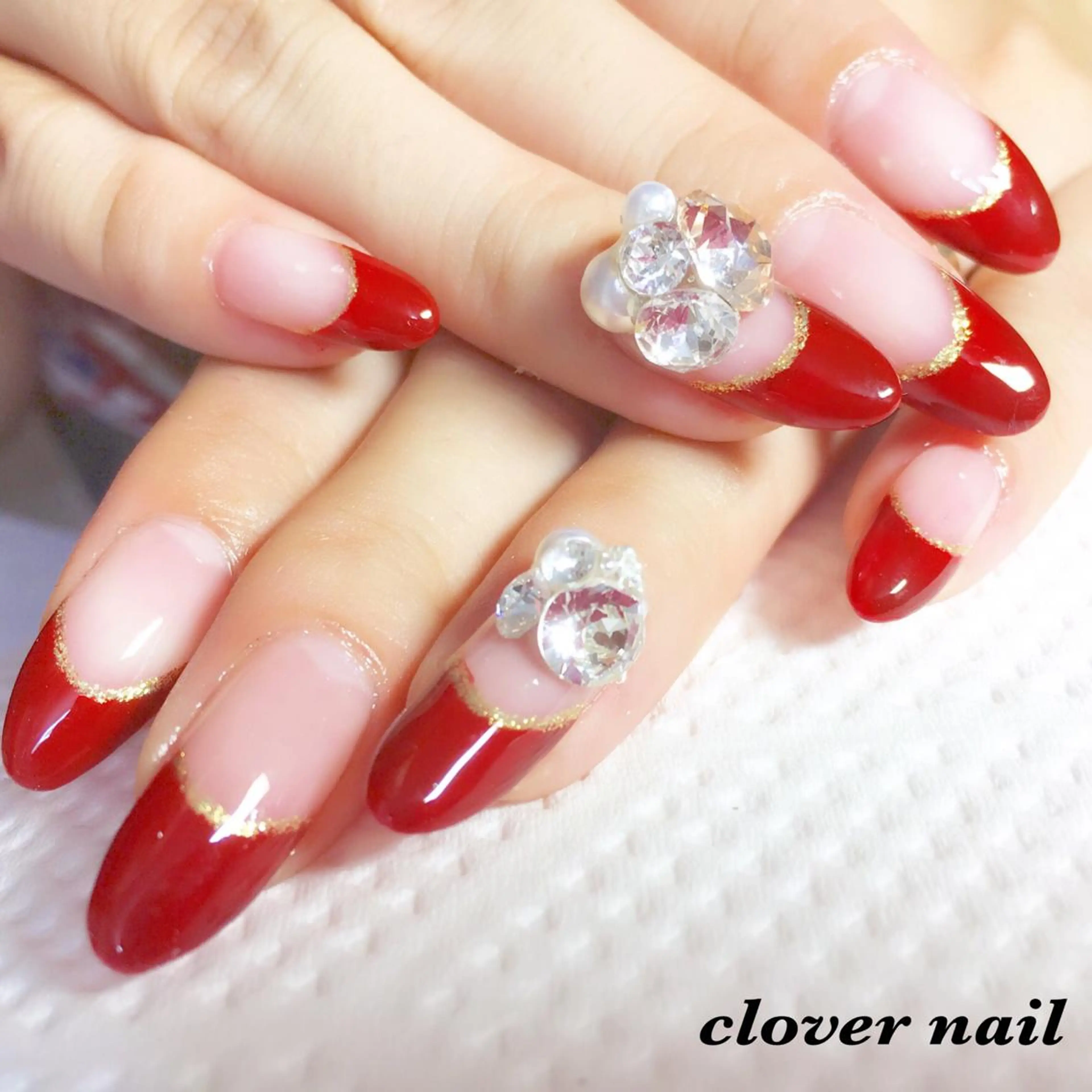 ネイル フレンチネイル clover nailのネイルデザイン