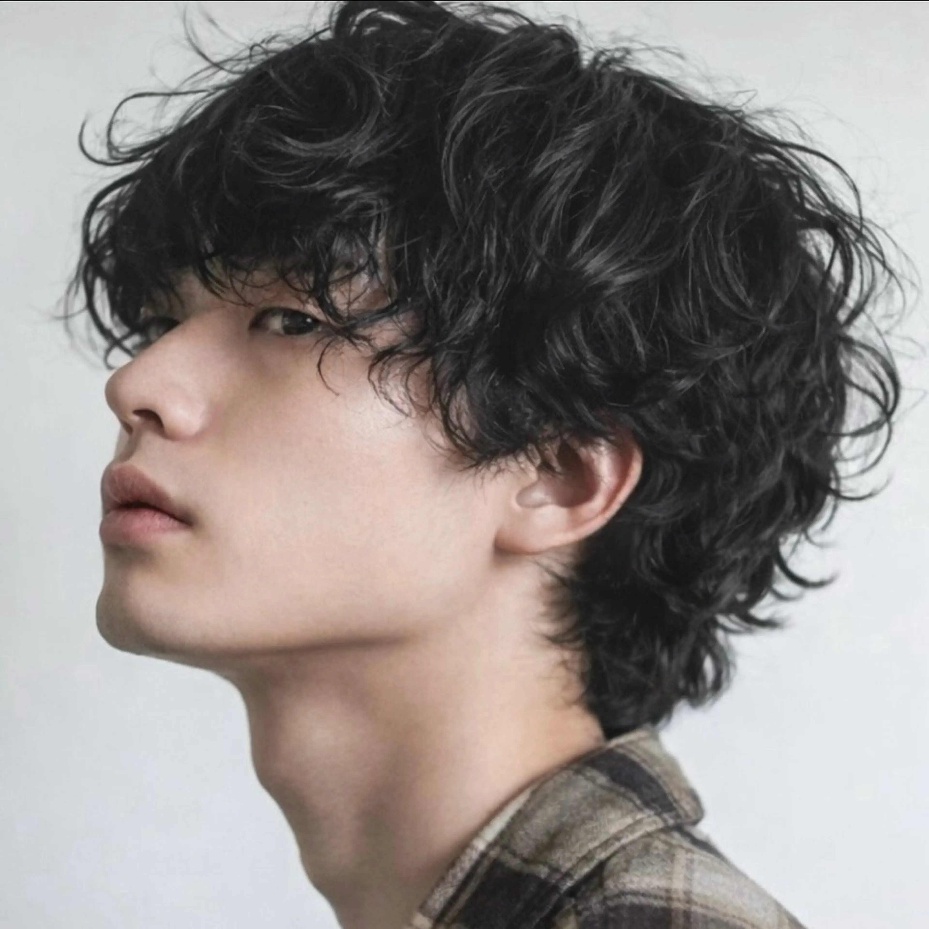 パーマ メンズ メンズパーマ カット パーマ 安部 真弘のヘアスタイル