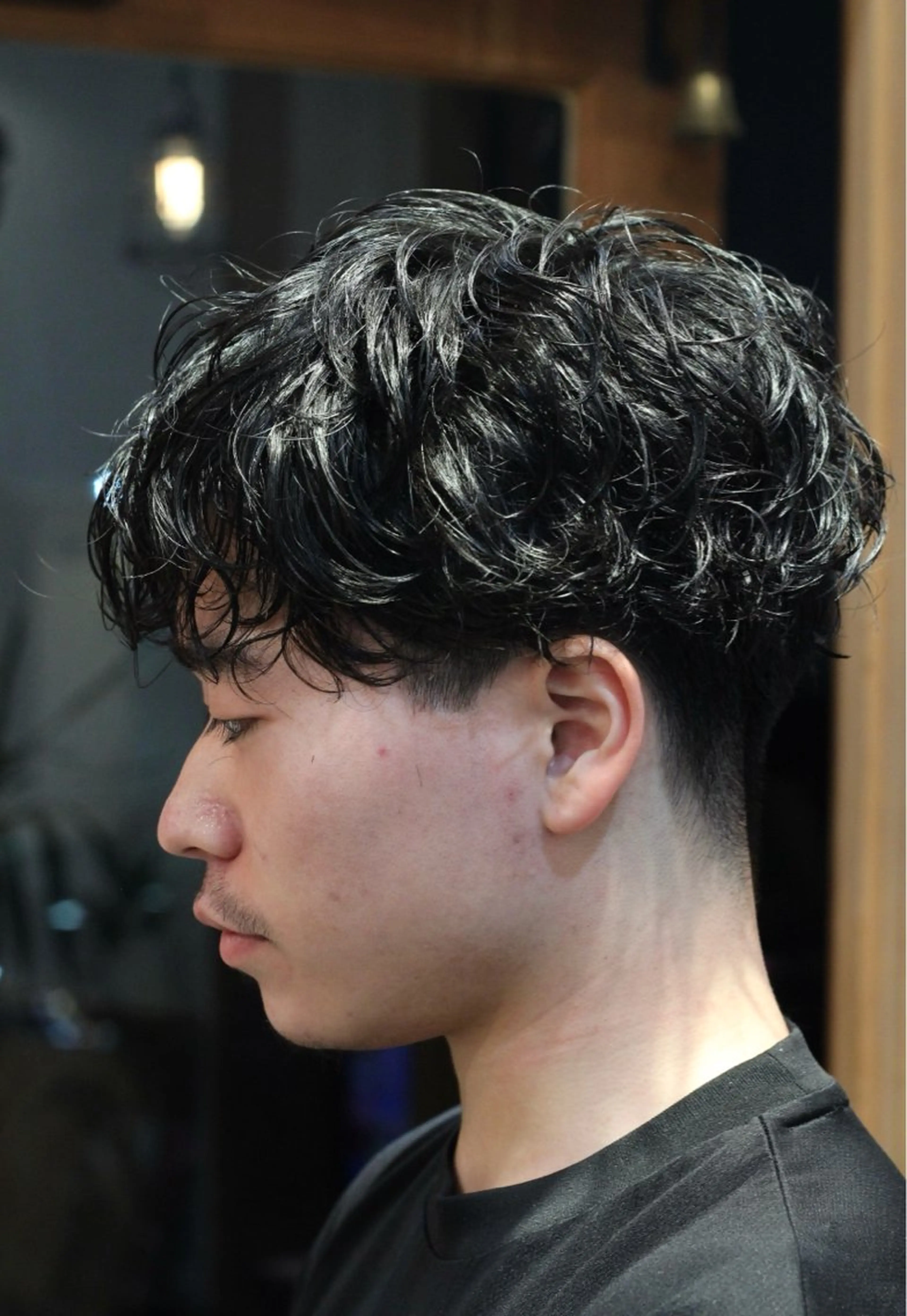 パーマ メンズ カット 🪻二宮俊カットモデ ル縮毛矯正募集🪻のヘアスタイル