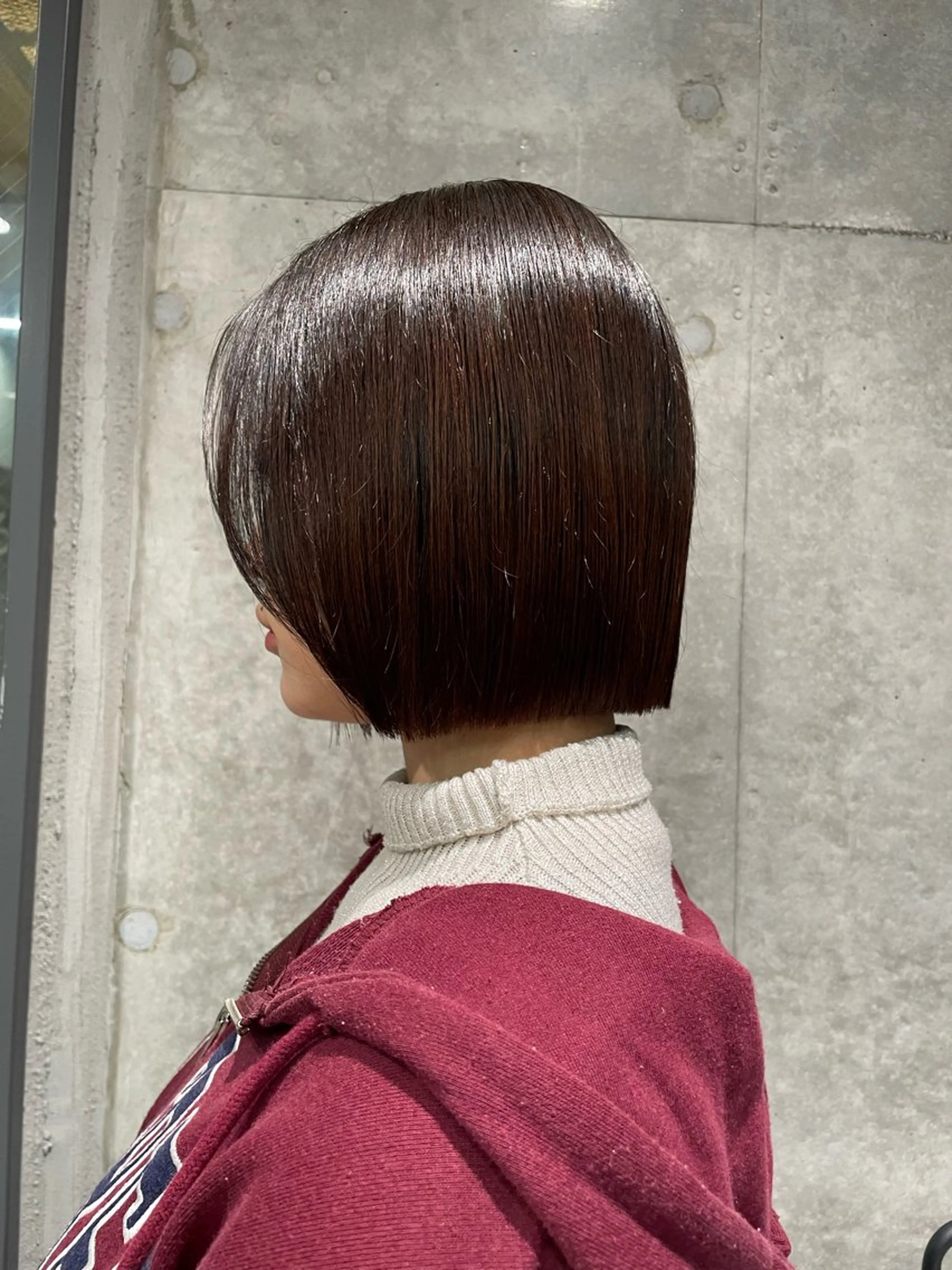 ミディアム ボブカット/艶カラー /Harukaのヘアスタイル